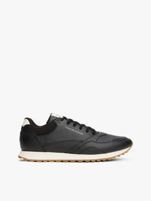 Leather-Mix Runner Sneaker Product Image