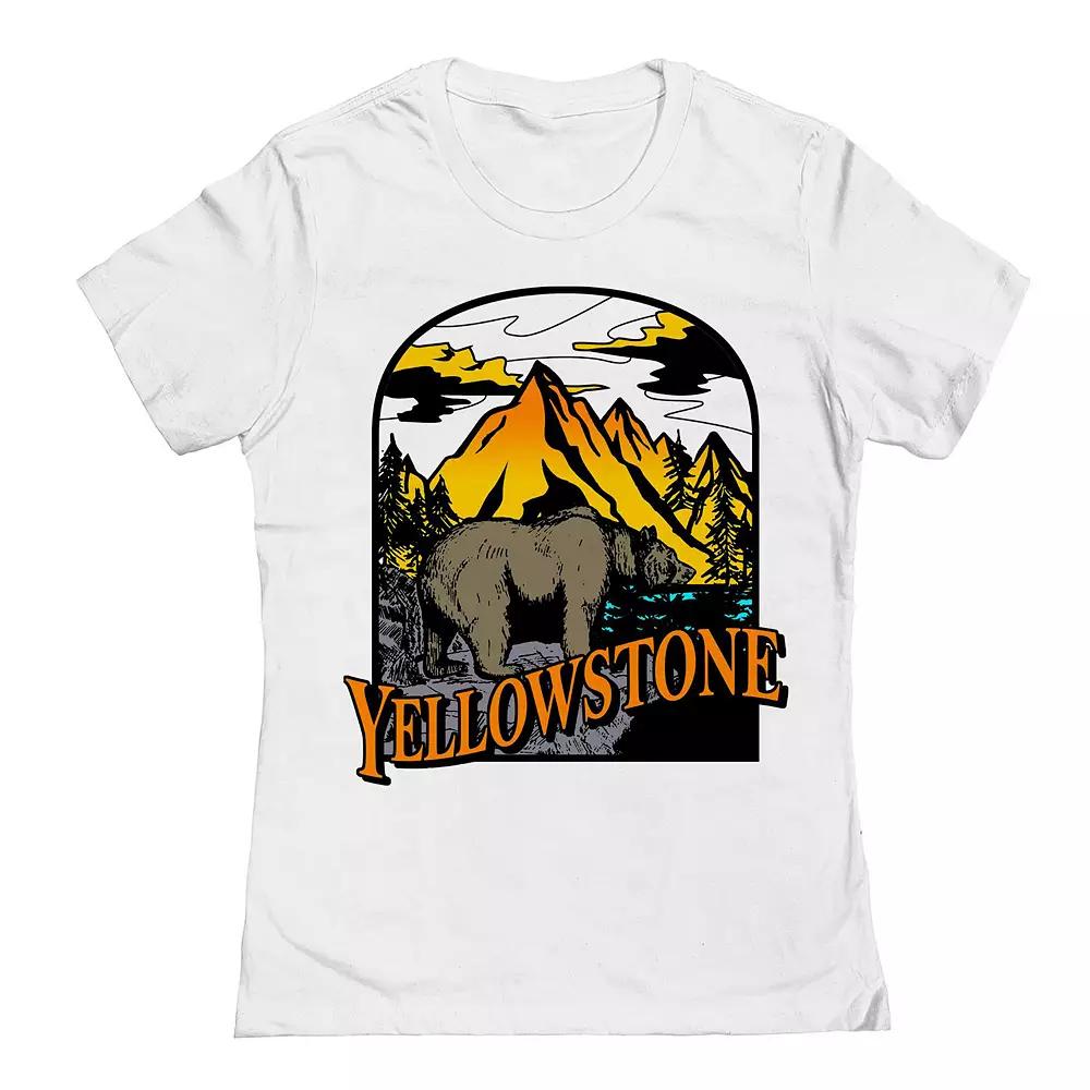Juniors Yellowstone Vintage Womens Graphic Tee, Girls Product Image