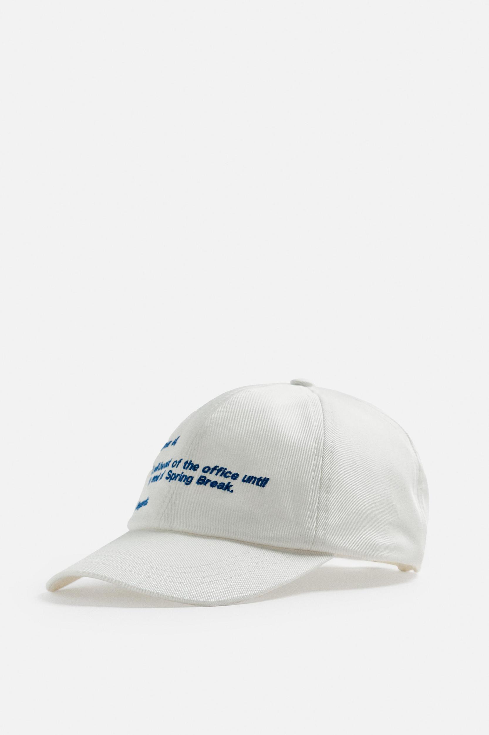 EMBROIDERED TEXT CAP Product Image
