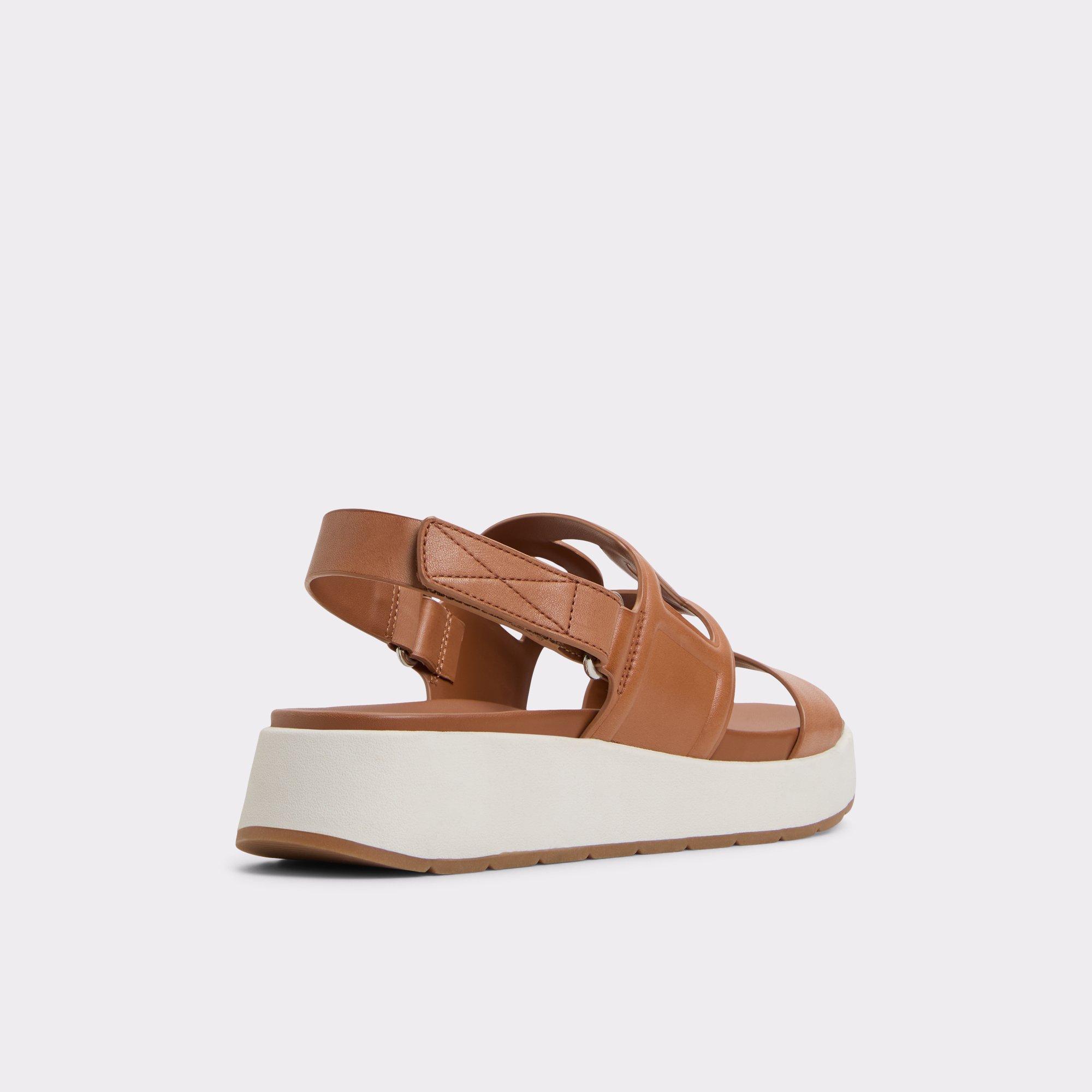 Onuvia Medium Brown Women's Footbed sandals | ALDO US Product Image