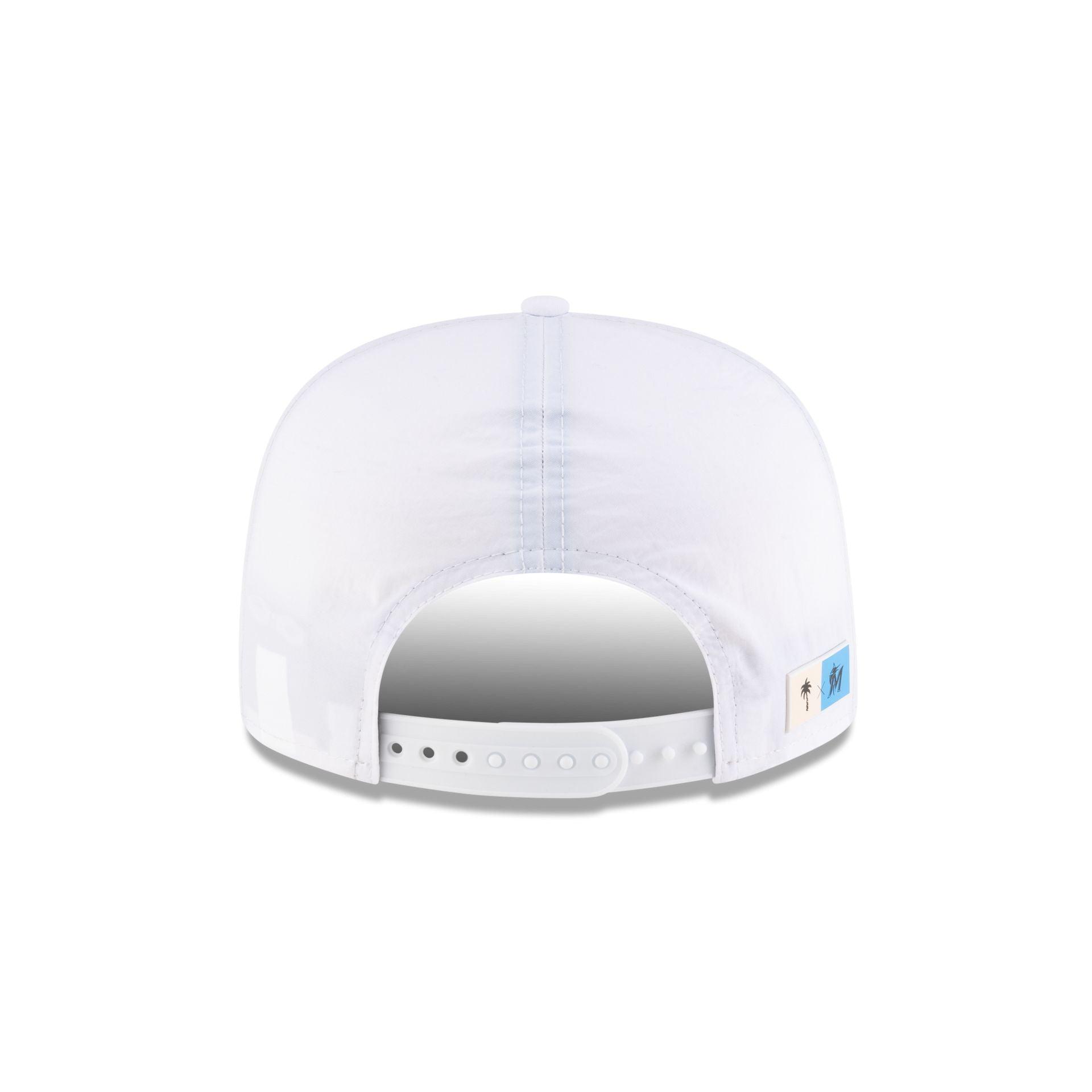 Palm Tree Crew x Miami Marlins Chrome White 19TWENTY Adjustable Hat Male Product Image