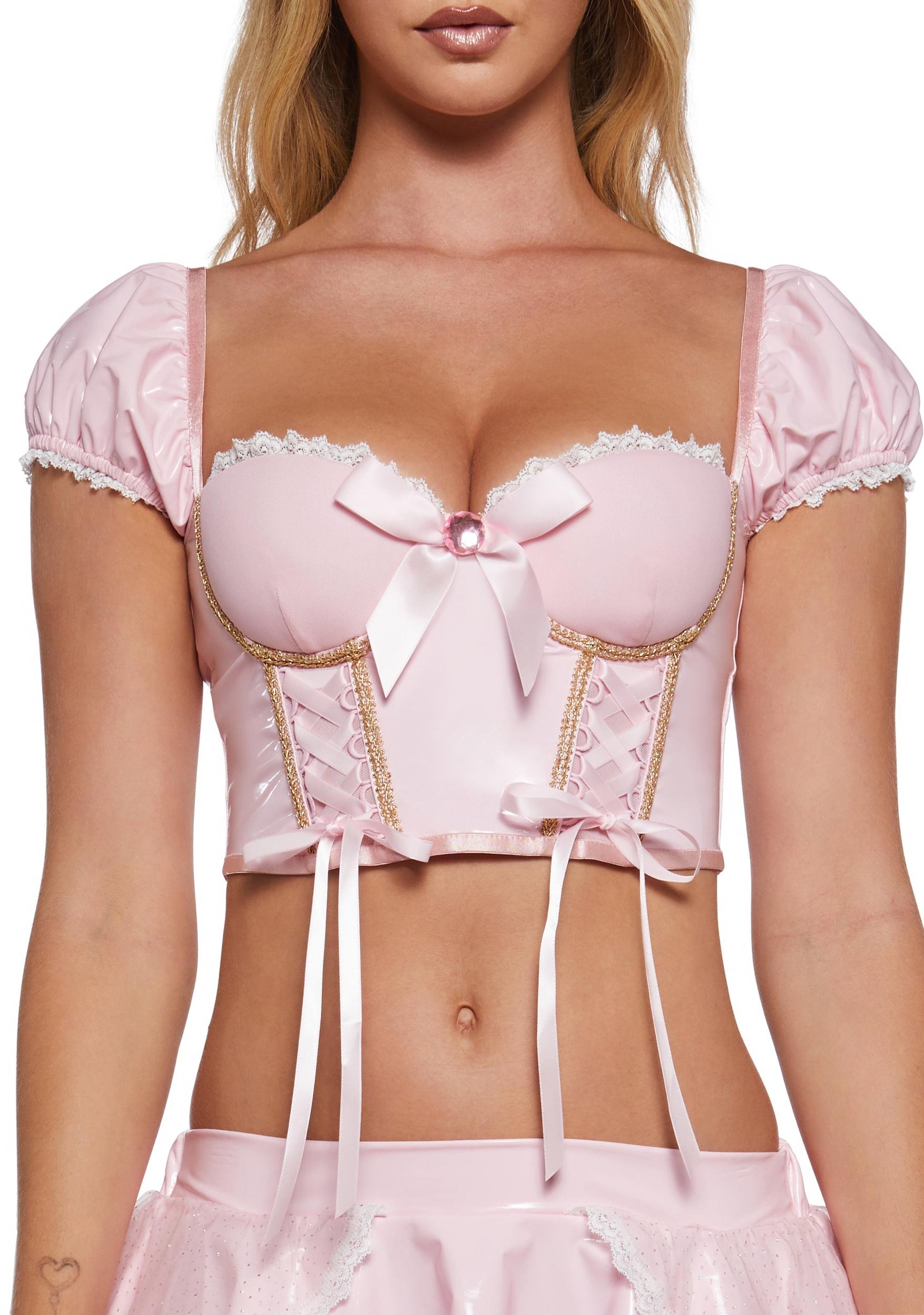 Sleeping Beauty Aurora Disney Lingerie Set - Pink Product Image