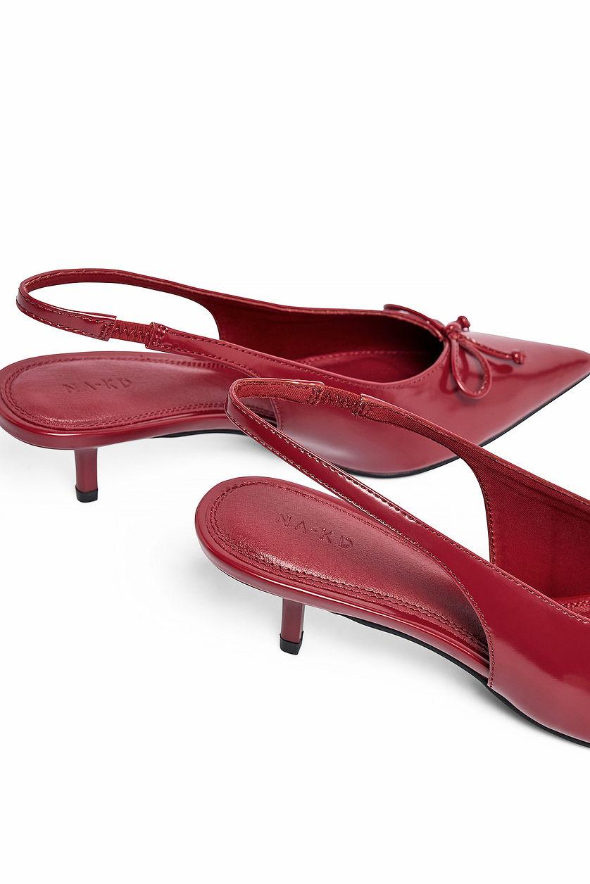 Bow Detail Slingback Pumps Product Image