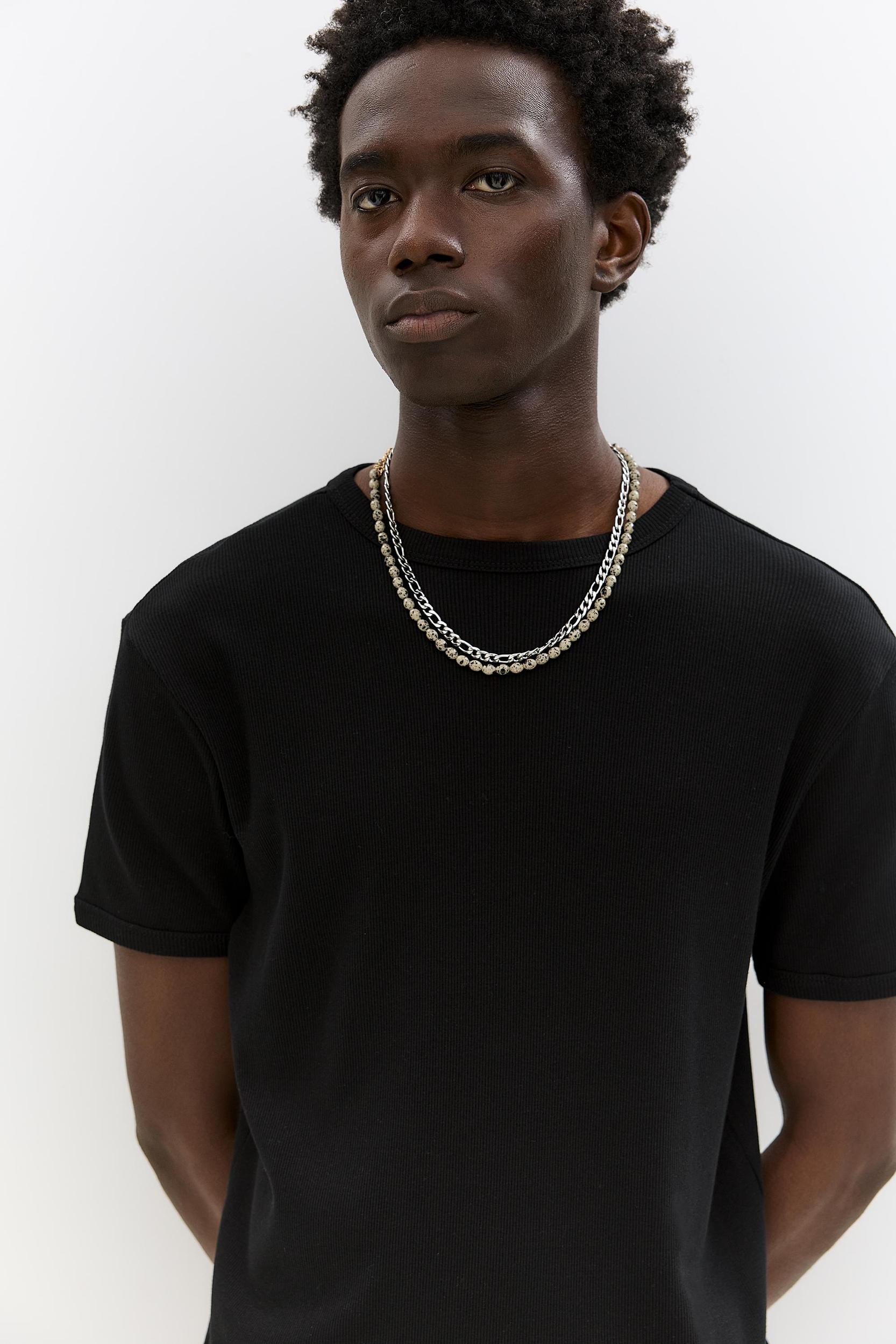 Ribbed short sleeve T-shirt Product Image