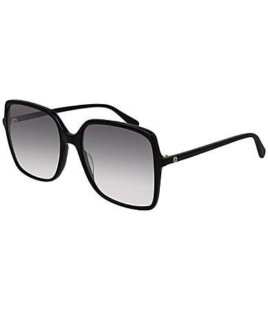 Womens 57MM Square Sunglasses Product Image
