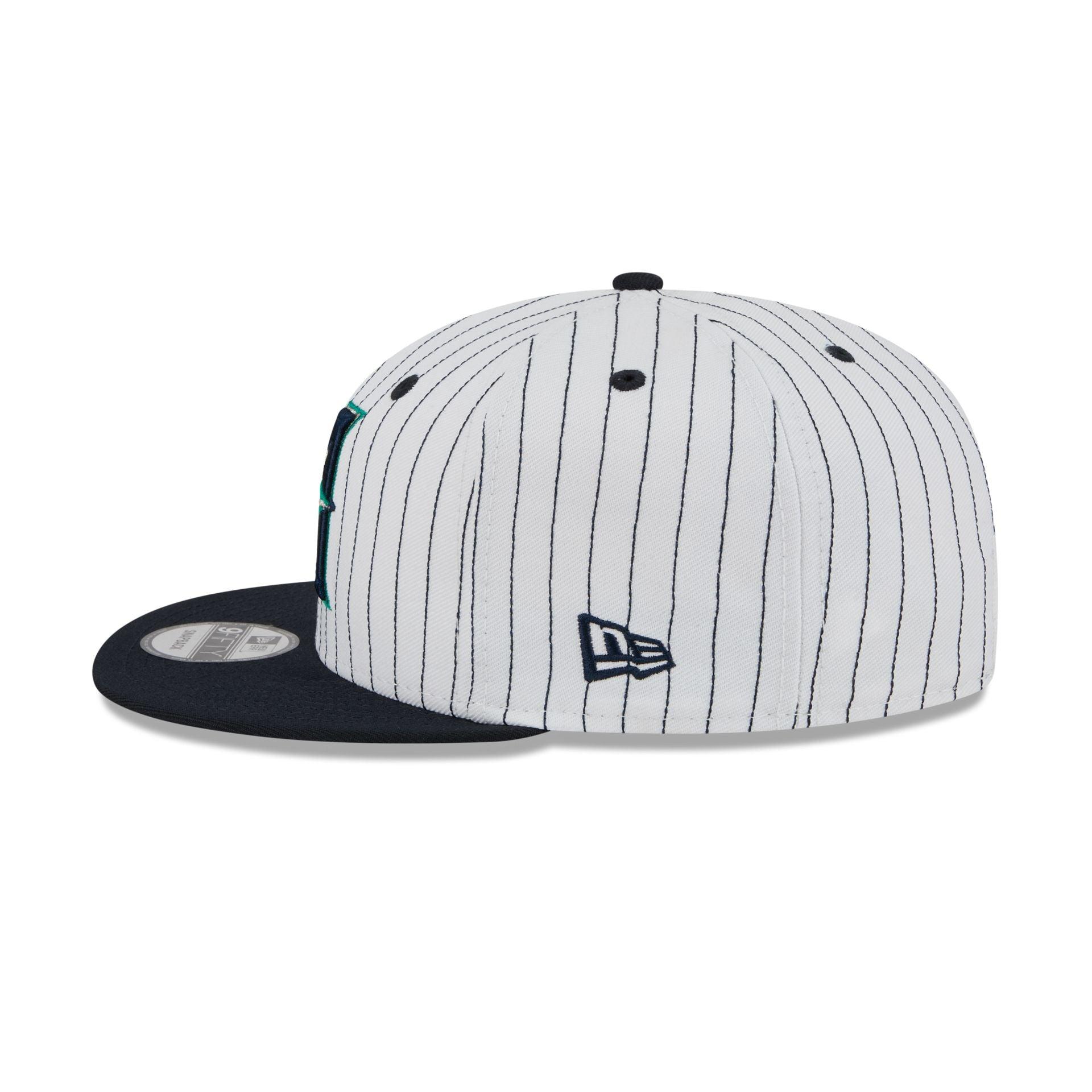 Seattle Mariners Deceptor Pinstripe 9FIFTY Snapback Hat Male Product Image