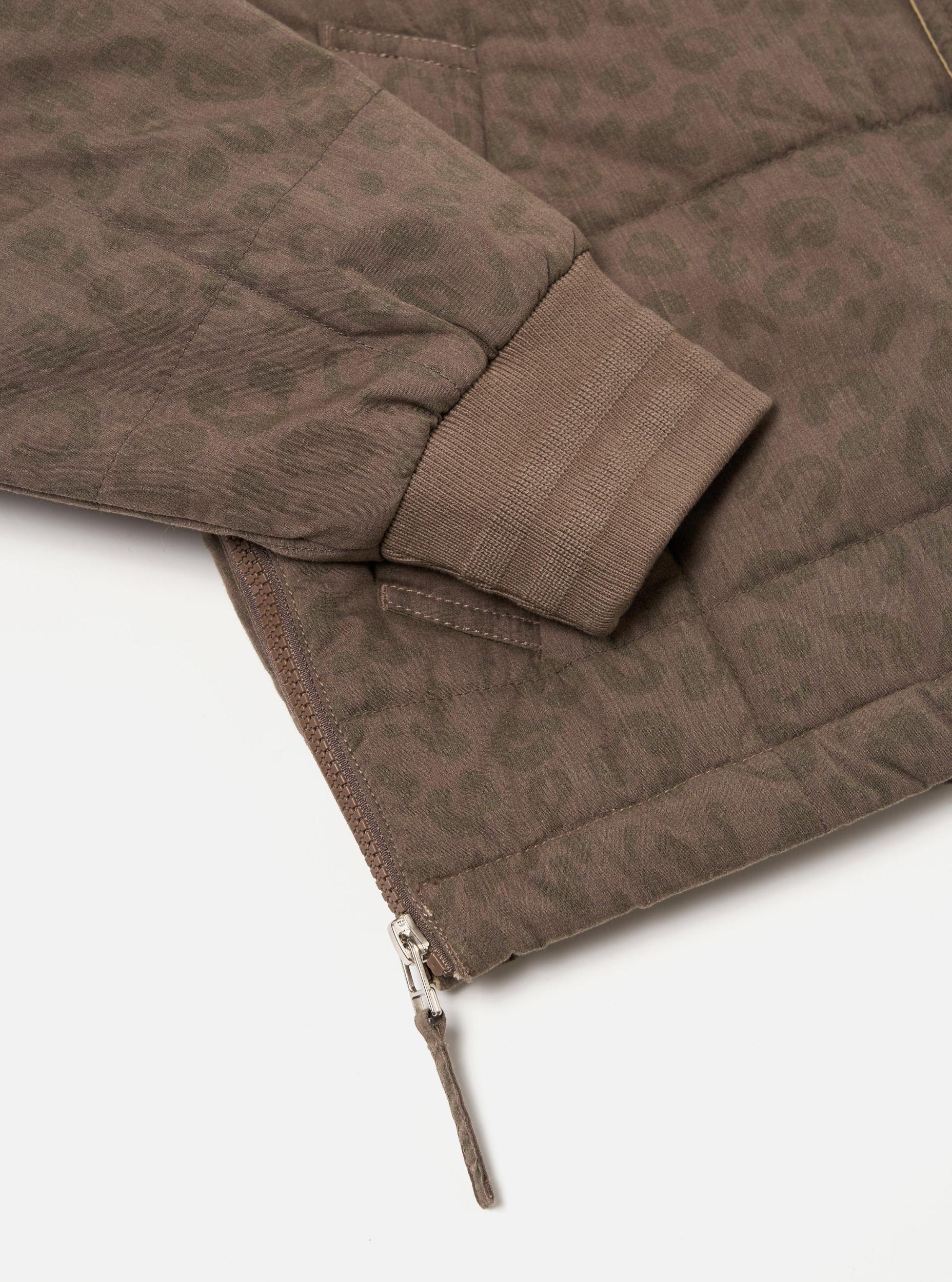 Universal Works Carlton Jacket in Sand Leopard Recycled Polytech Product Image