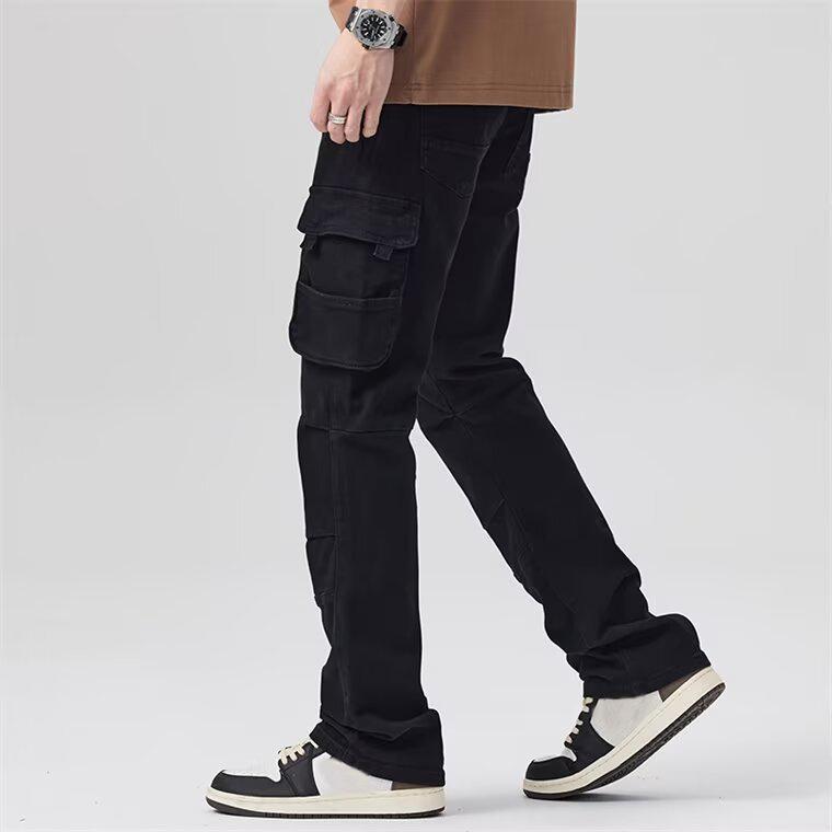 Sopula American High Street Multi-Pocket Work Jeans Product Image