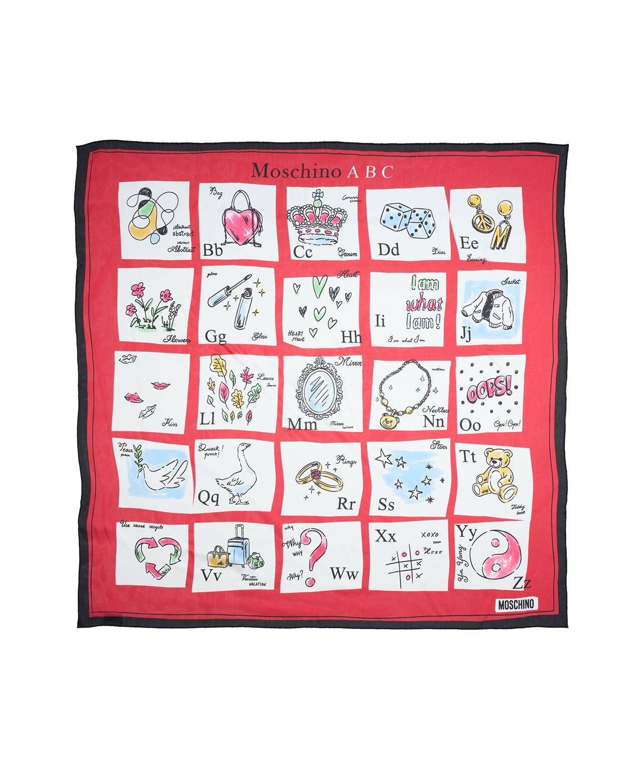 Silk scarf with print Product Image