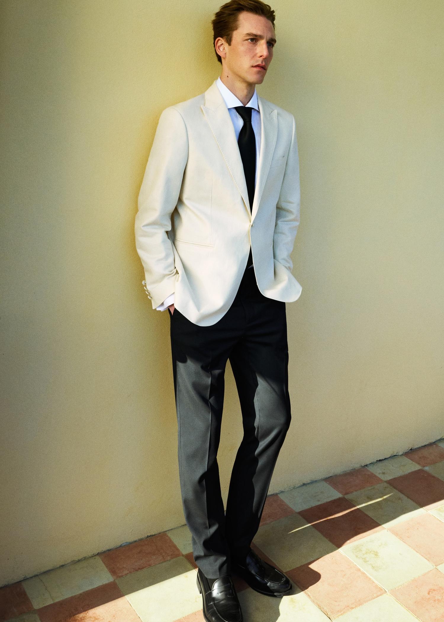 Straight-fit suit pants - Men | MANGO USA Product Image