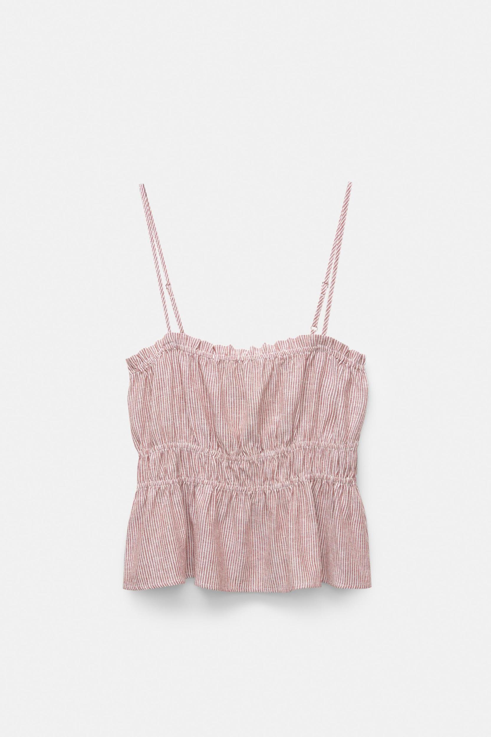 Strappy striped top Product Image