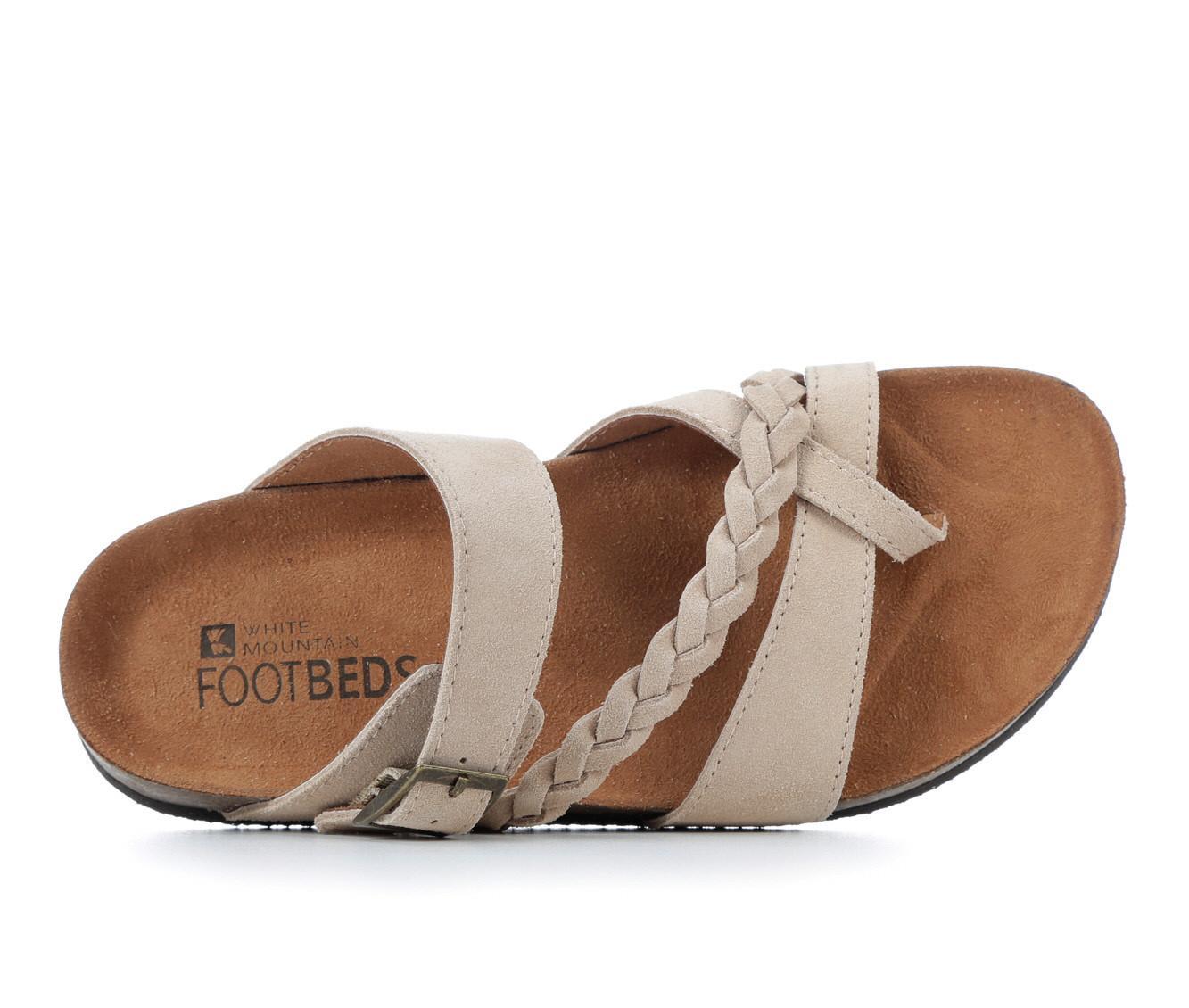 Women's White Mountain Hazy Footbed Sandals Product Image