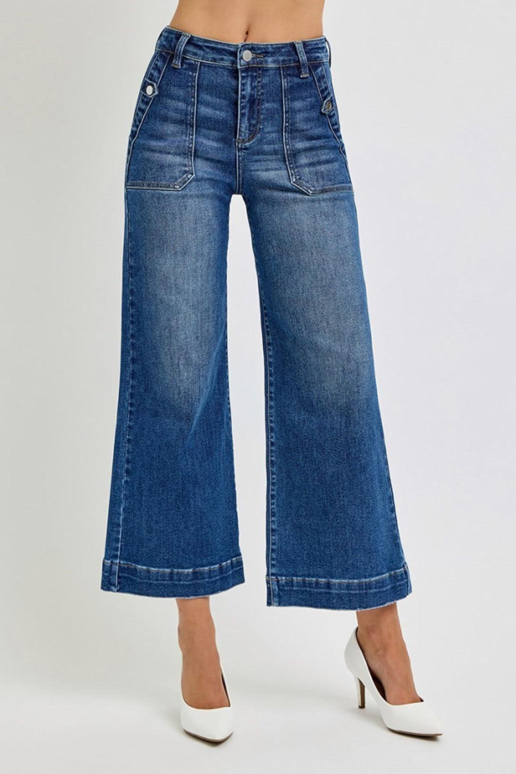 High Rise Cropped Jean Product Image