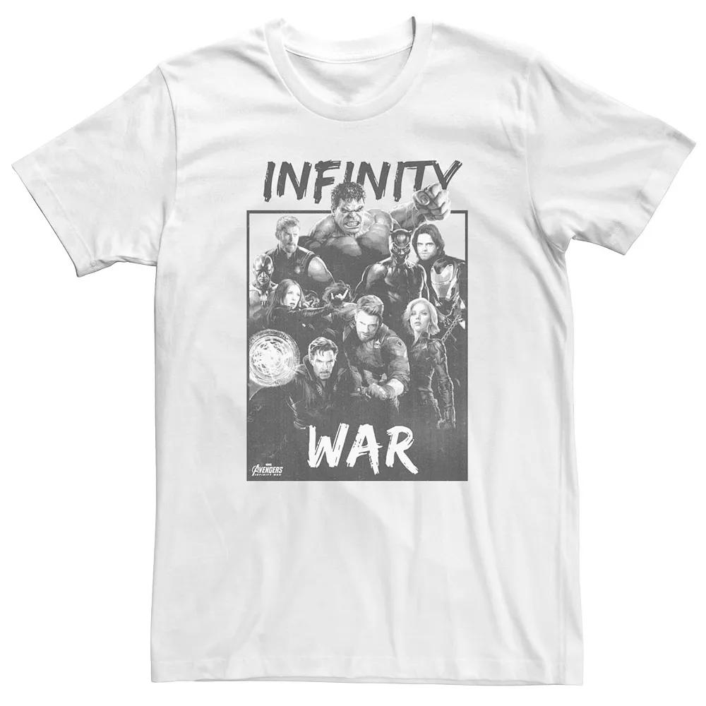 Men's Marvel "Avengers: Infinity War" Ornate Group Shot Tee,  Product Image