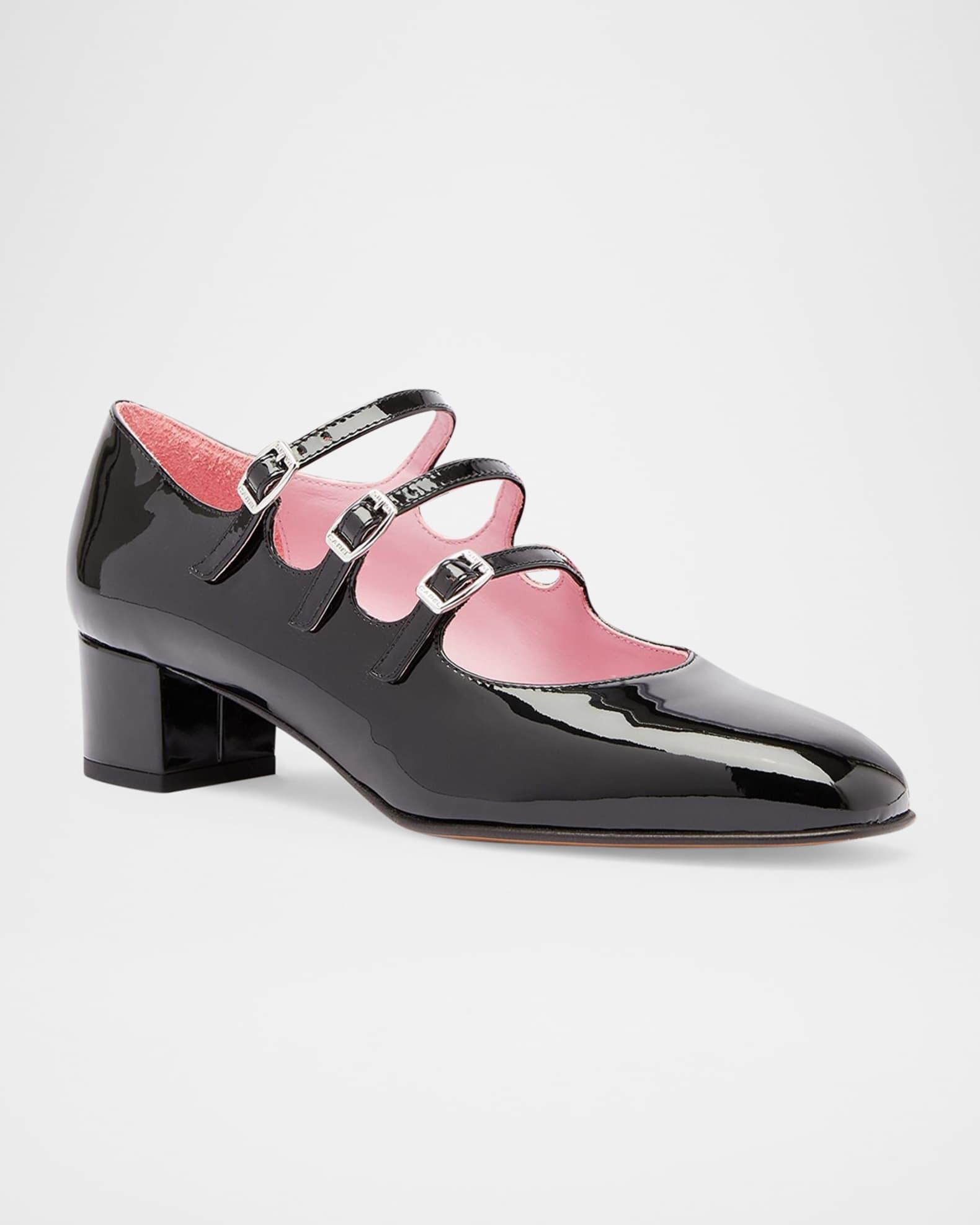 Kina Three-Strap Mary Jane Pumps Product Image