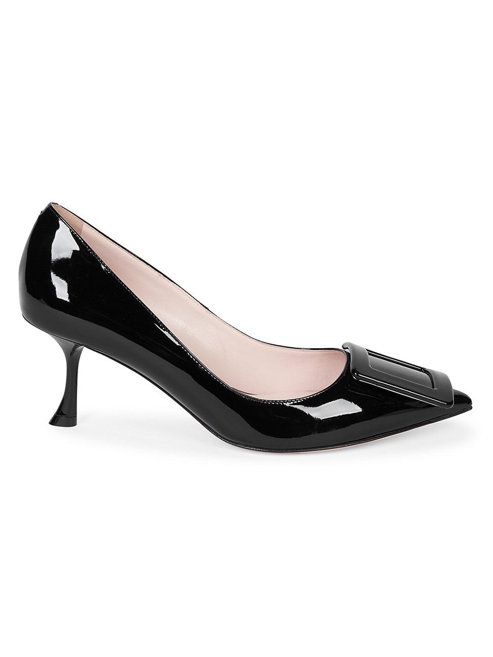Womens 65MM Patent Leather Pumps Product Image