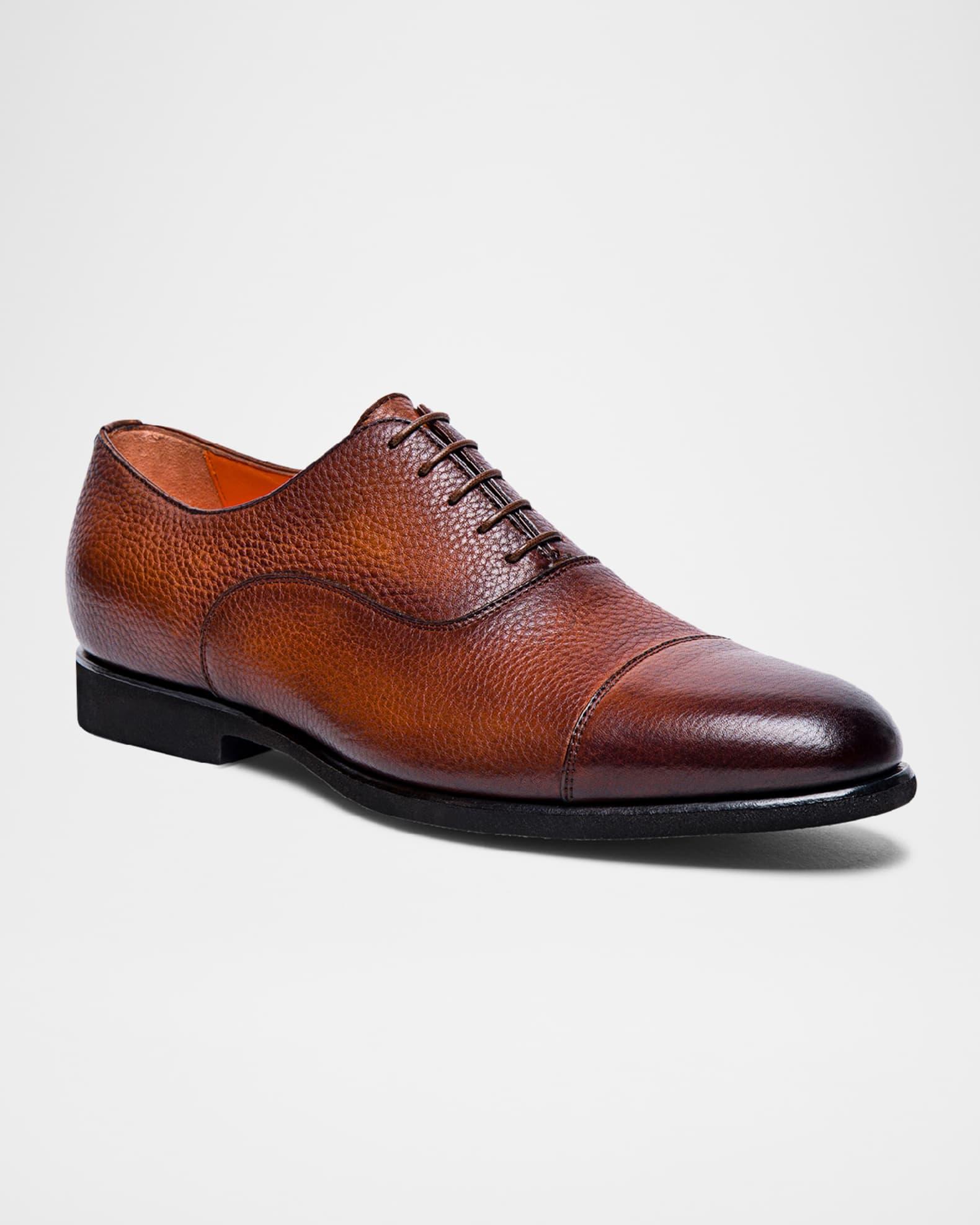 Men's Darian Grained Leather Oxfords Product Image