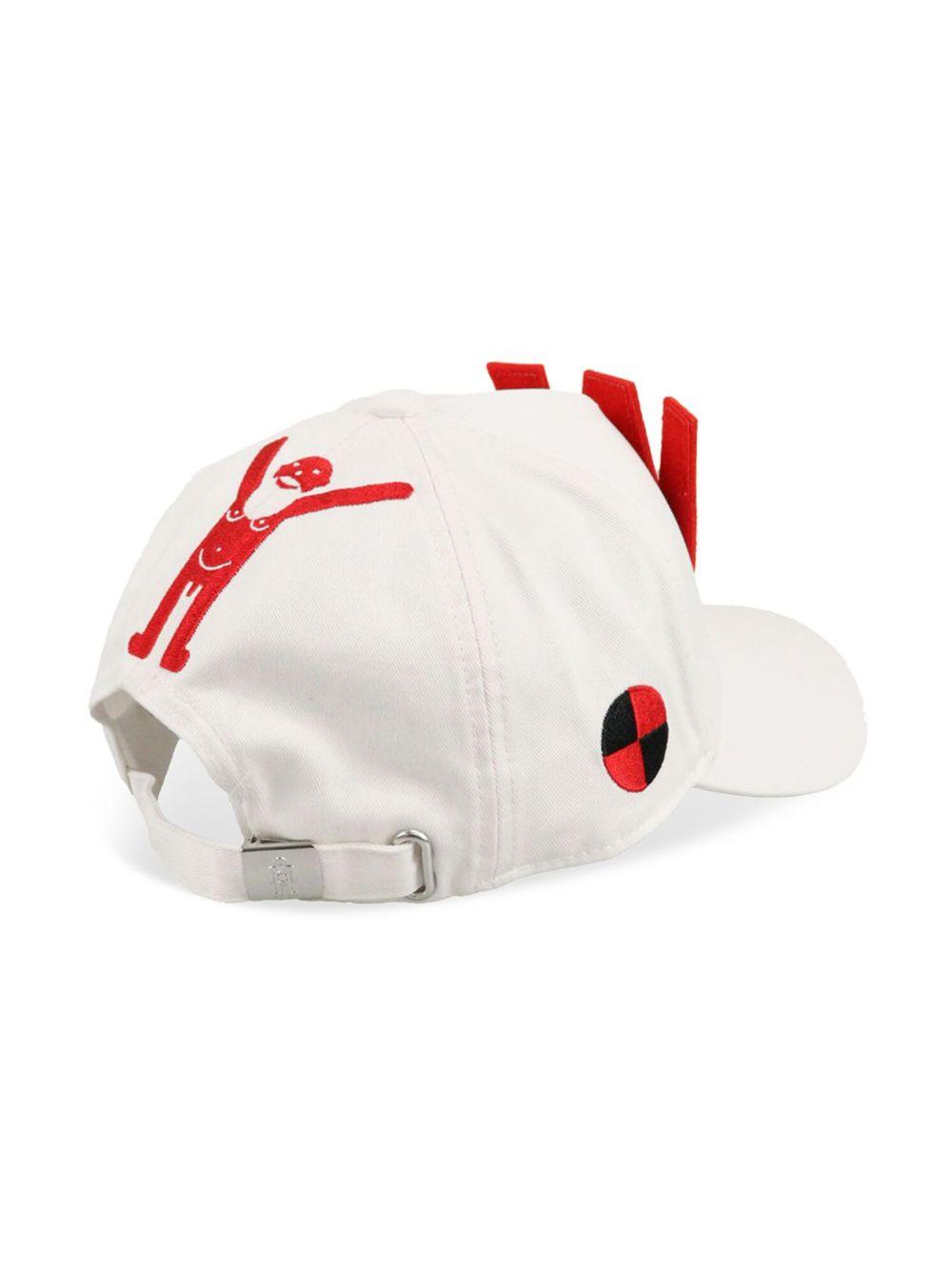 W embroidered cotton cap Product Image