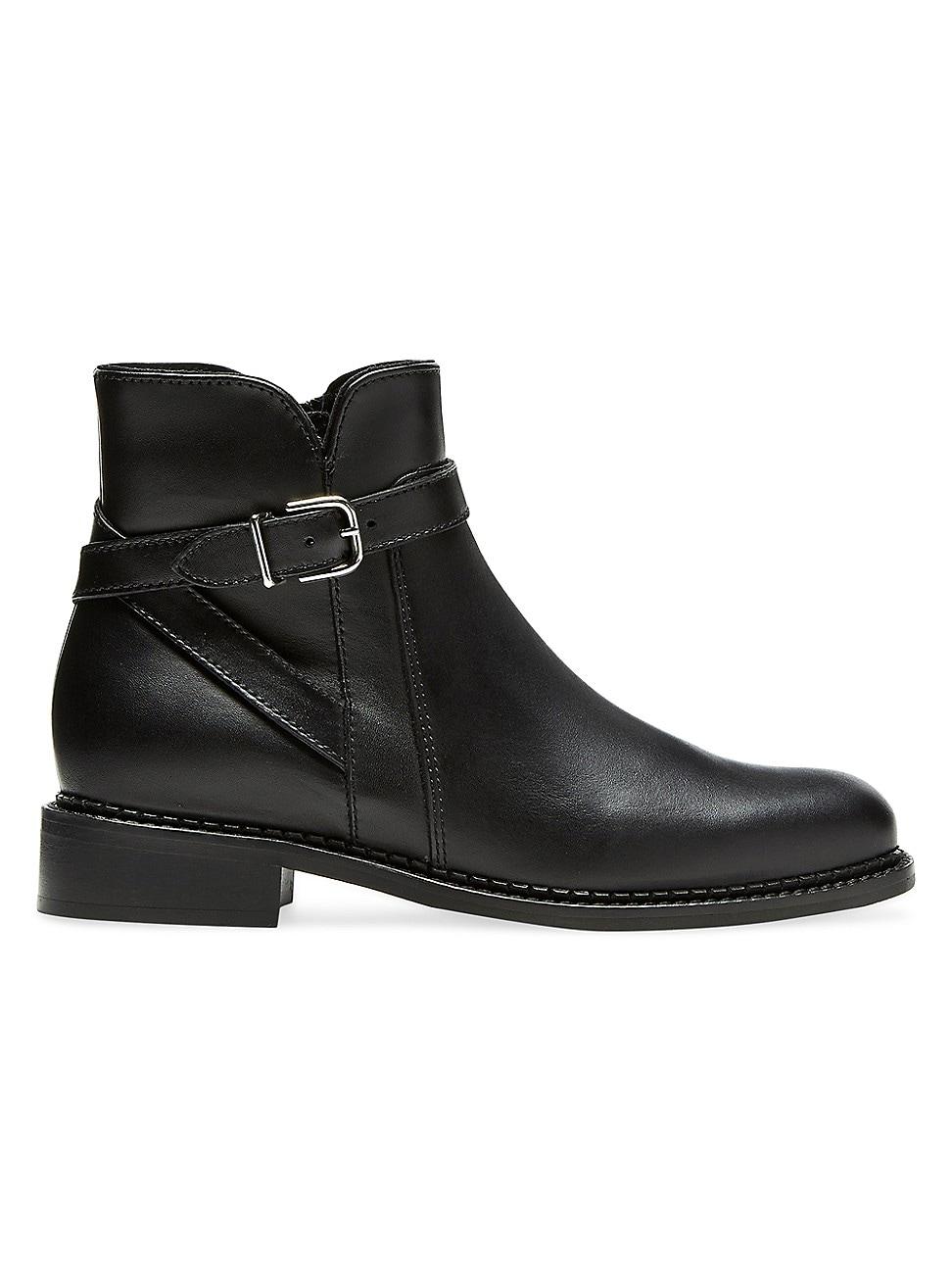 Womens Sarah 30MM Leather Ankle Boots Product Image