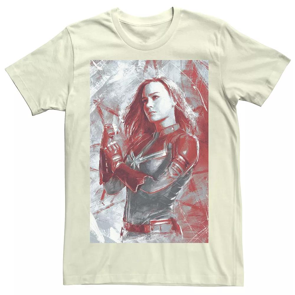 Men's Marvel Avengers: Endgame Captain Marvel Painting Tee,  Product Image