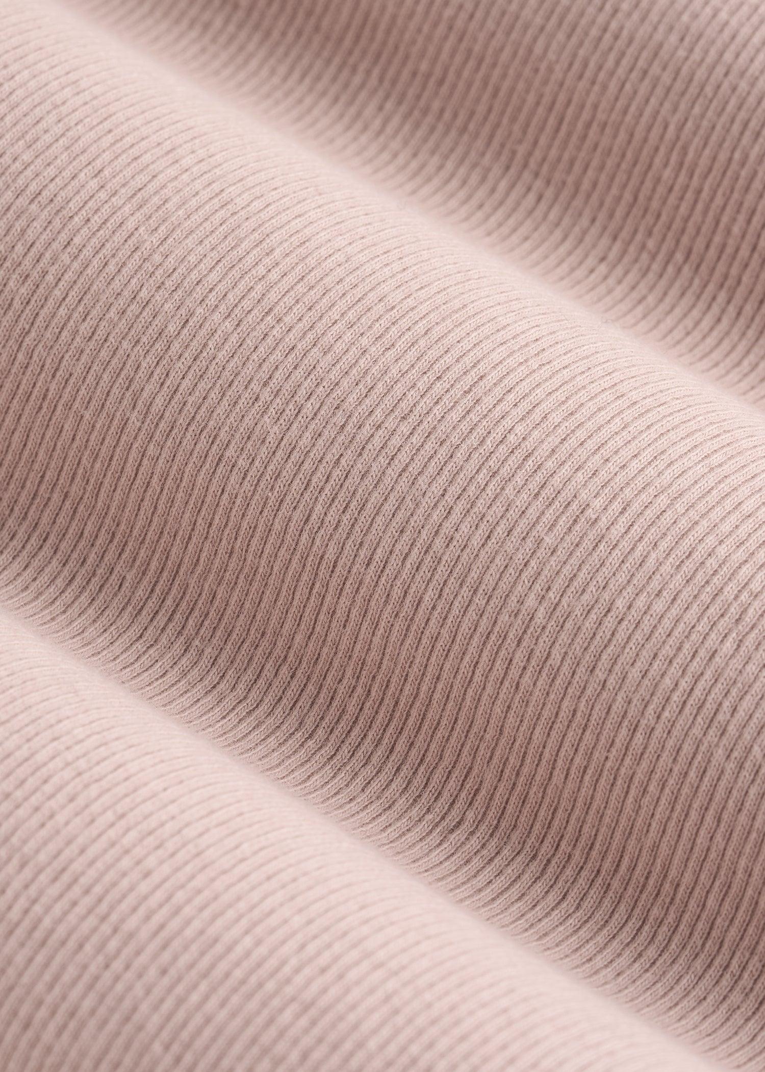 Short Sleeve Crew Neck Ribbed T-Shirt for Tall Women in Desert Rose Product Image