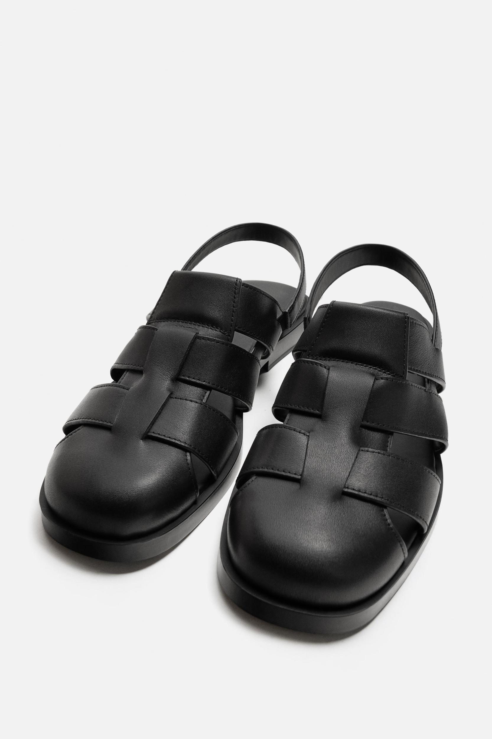 LEATHER FISHERMAN SANDALS Product Image