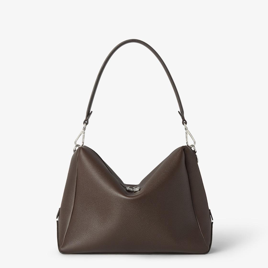 Fendi Lui LargeDark brown leather bag Product Image
