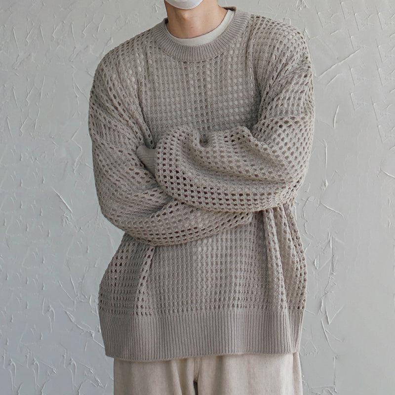 RT No. 5159 KNITTED HOLE SWEATER Product Image