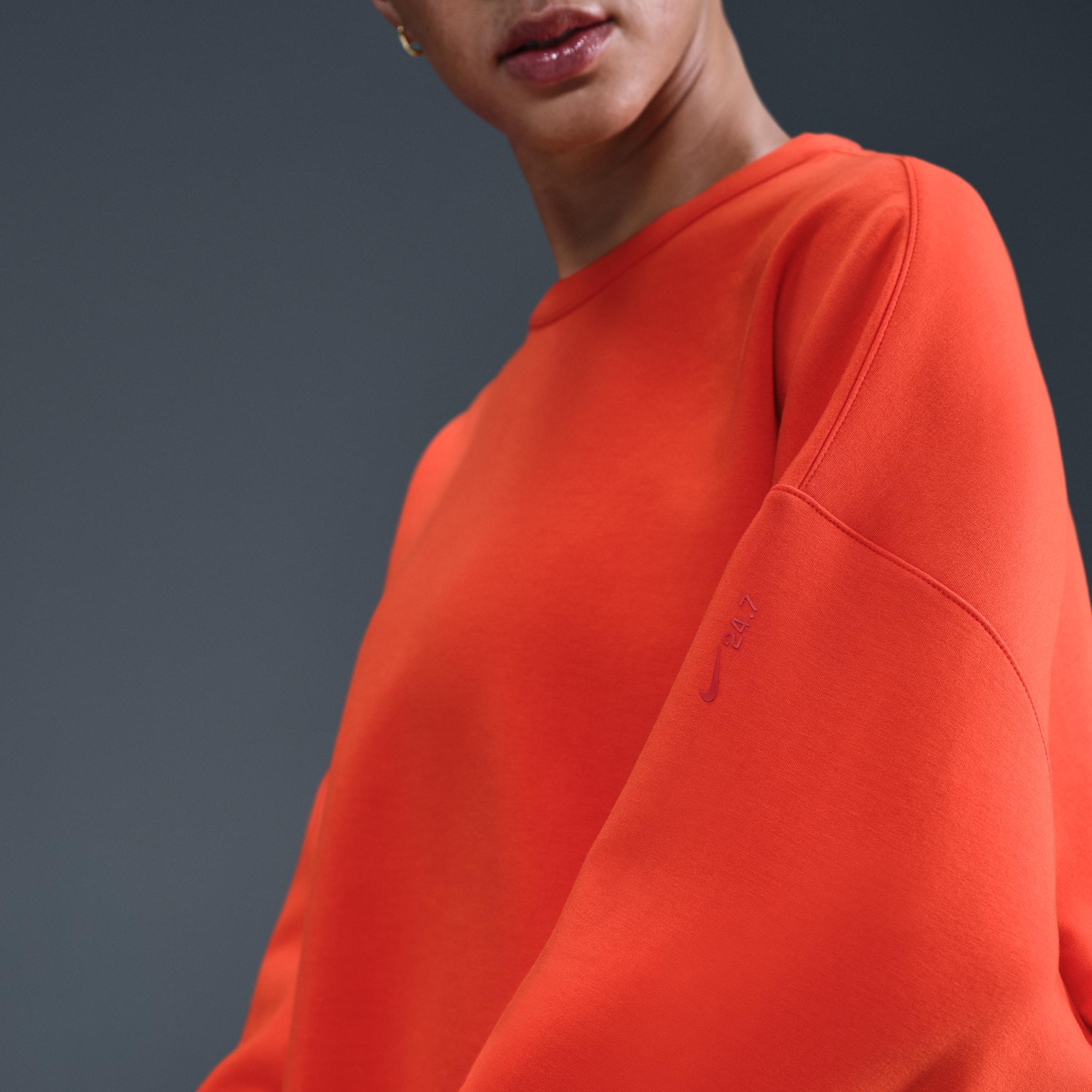 Nike 24.7 ImpossiblySoft Women's Dri-FIT Oversized Crew-Neck Top Product Image