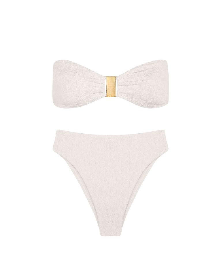 Firenze Becky Bandeau Top - White Product Image
