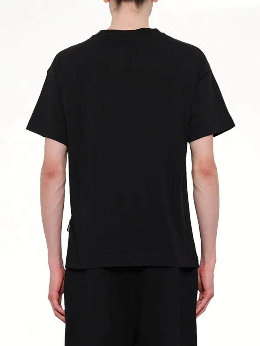 PALM ANGELS Logo Graphic Cotton T-shirt In Black Product Image
