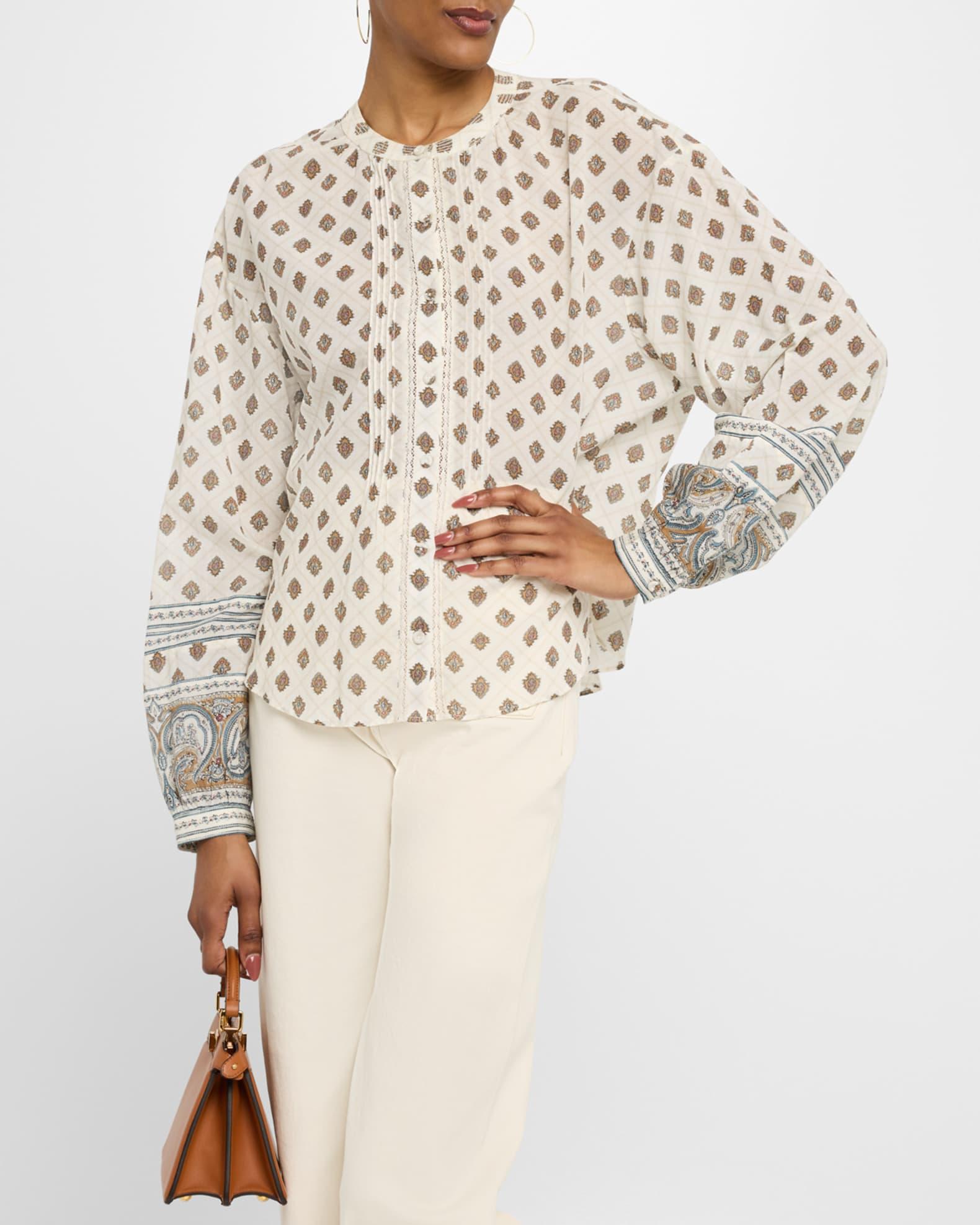 Lollie Button-Front Blouse Product Image