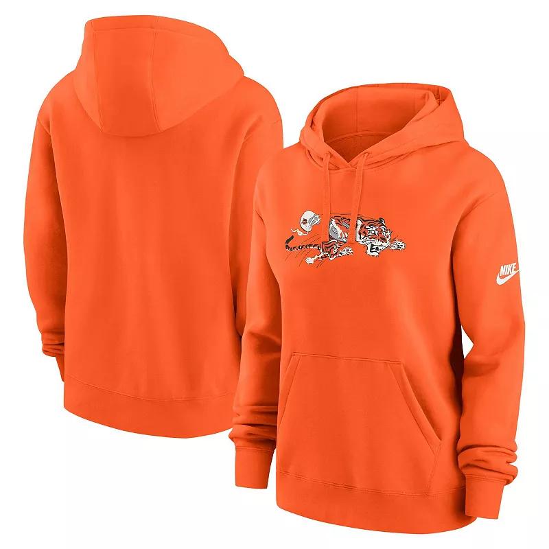 Cincinnati Bengals Club Nike Women's NFL Pullover Hoodie Product Image