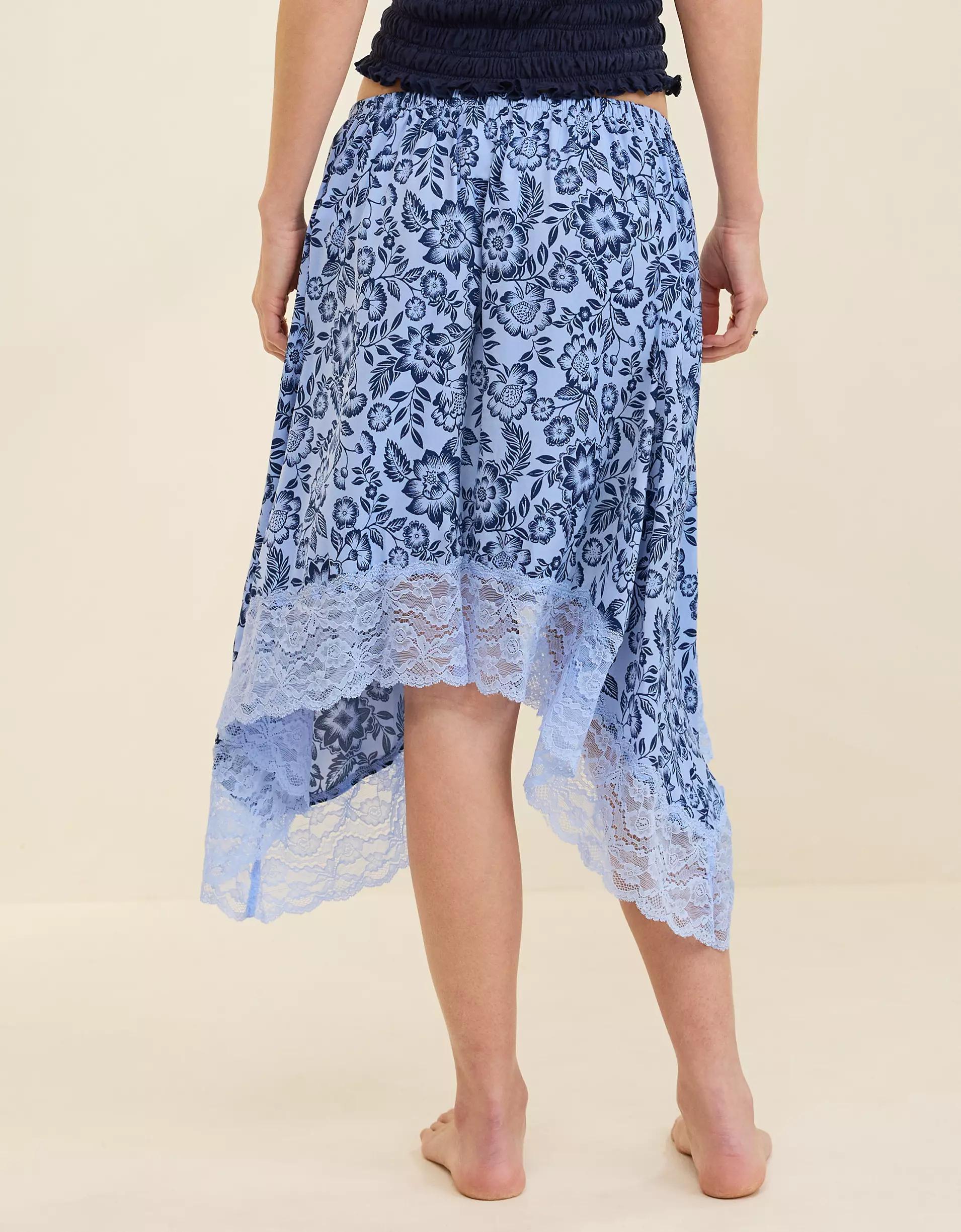 Aerie Handkerchief Midi Skirt Product Image