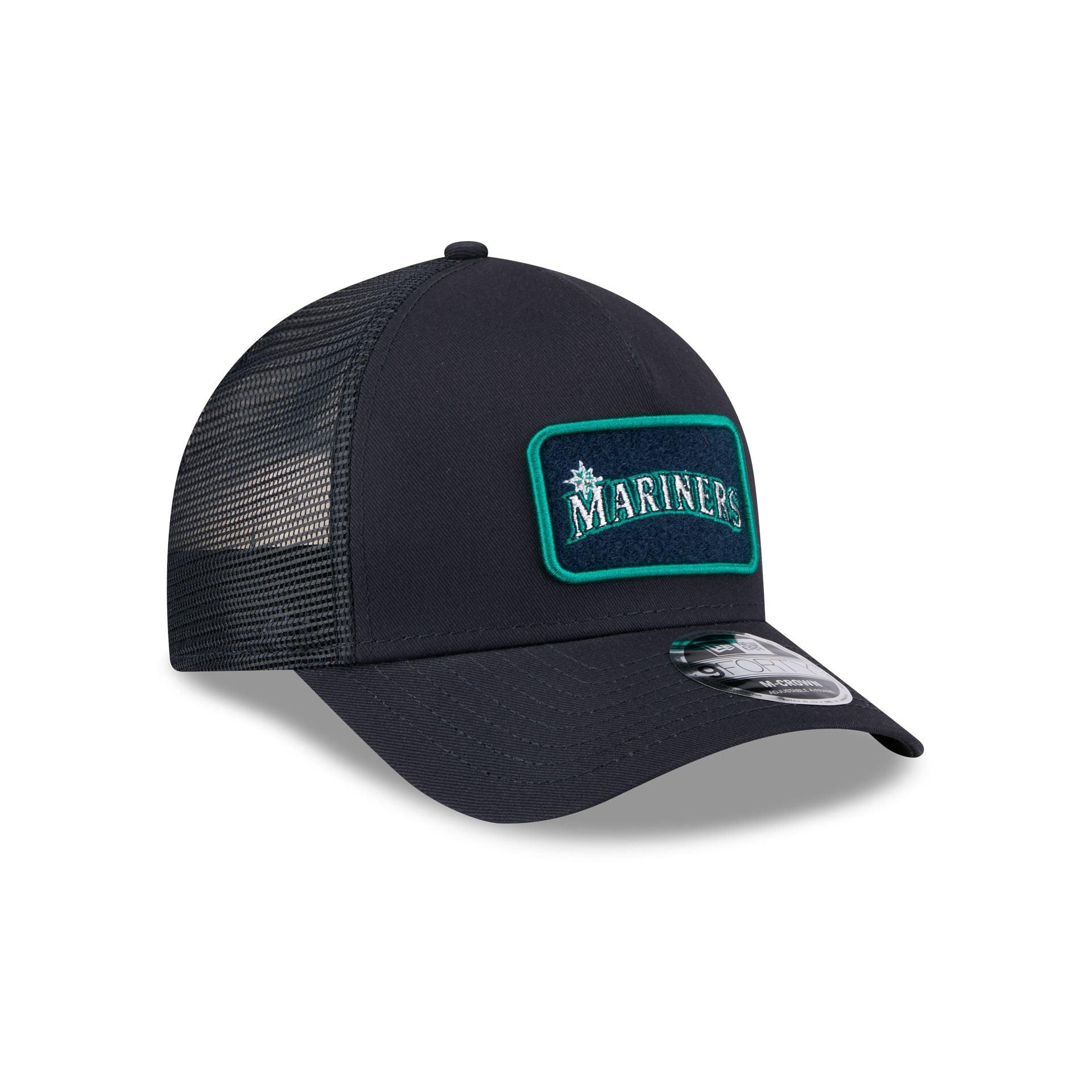 Seattle Mariners Tonal Patch 9FORTY M-Crown A-Frame Trucker Hat Male Product Image