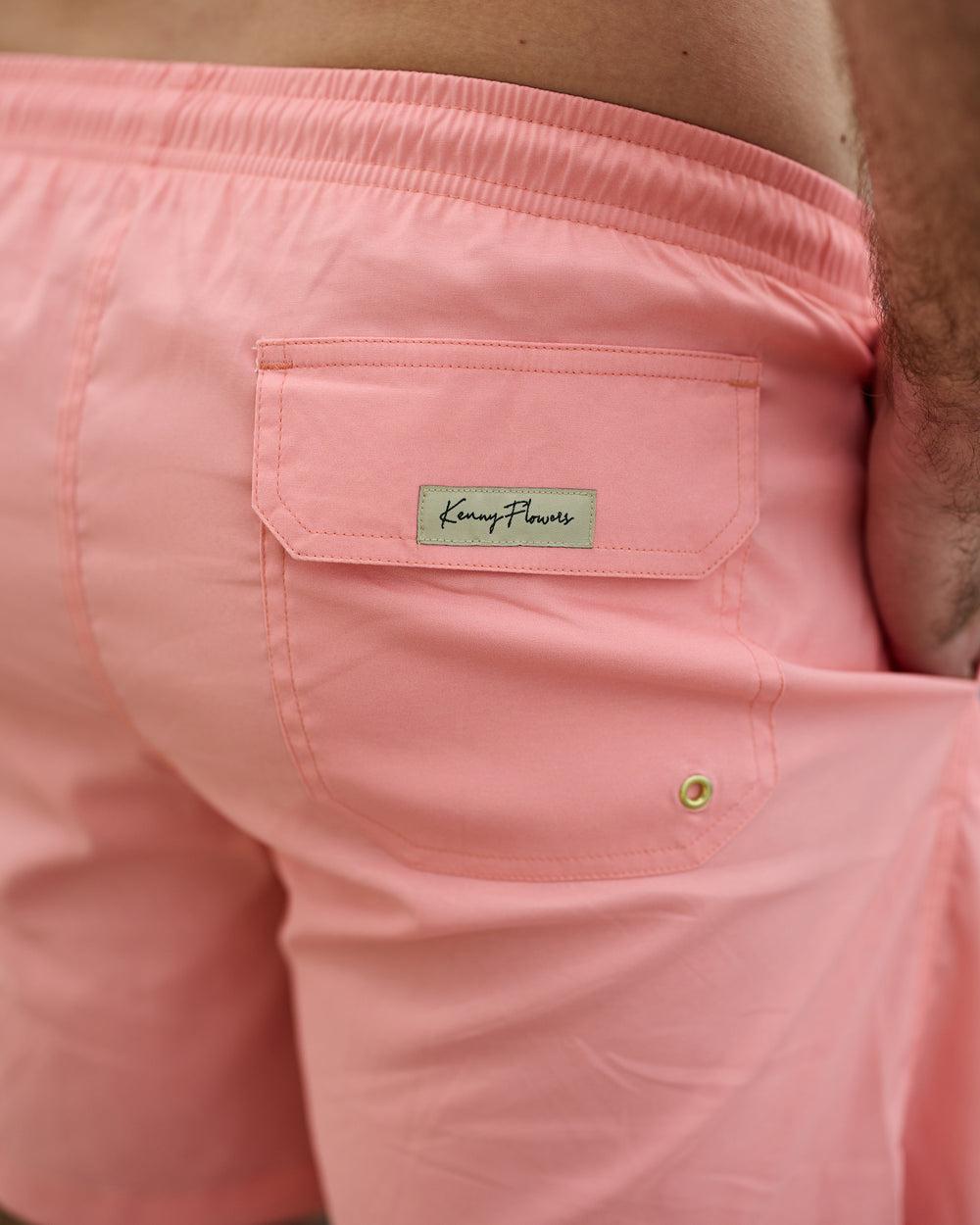 The Sunset Sail - Sailboat Embroidered Swim Trunks Product Image