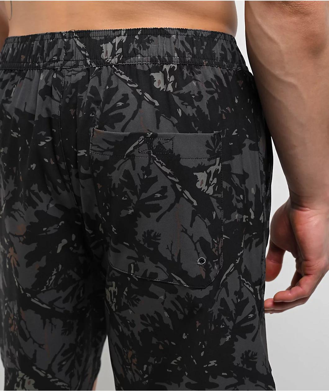 Dravus Active Black Camo Shorts Product Image