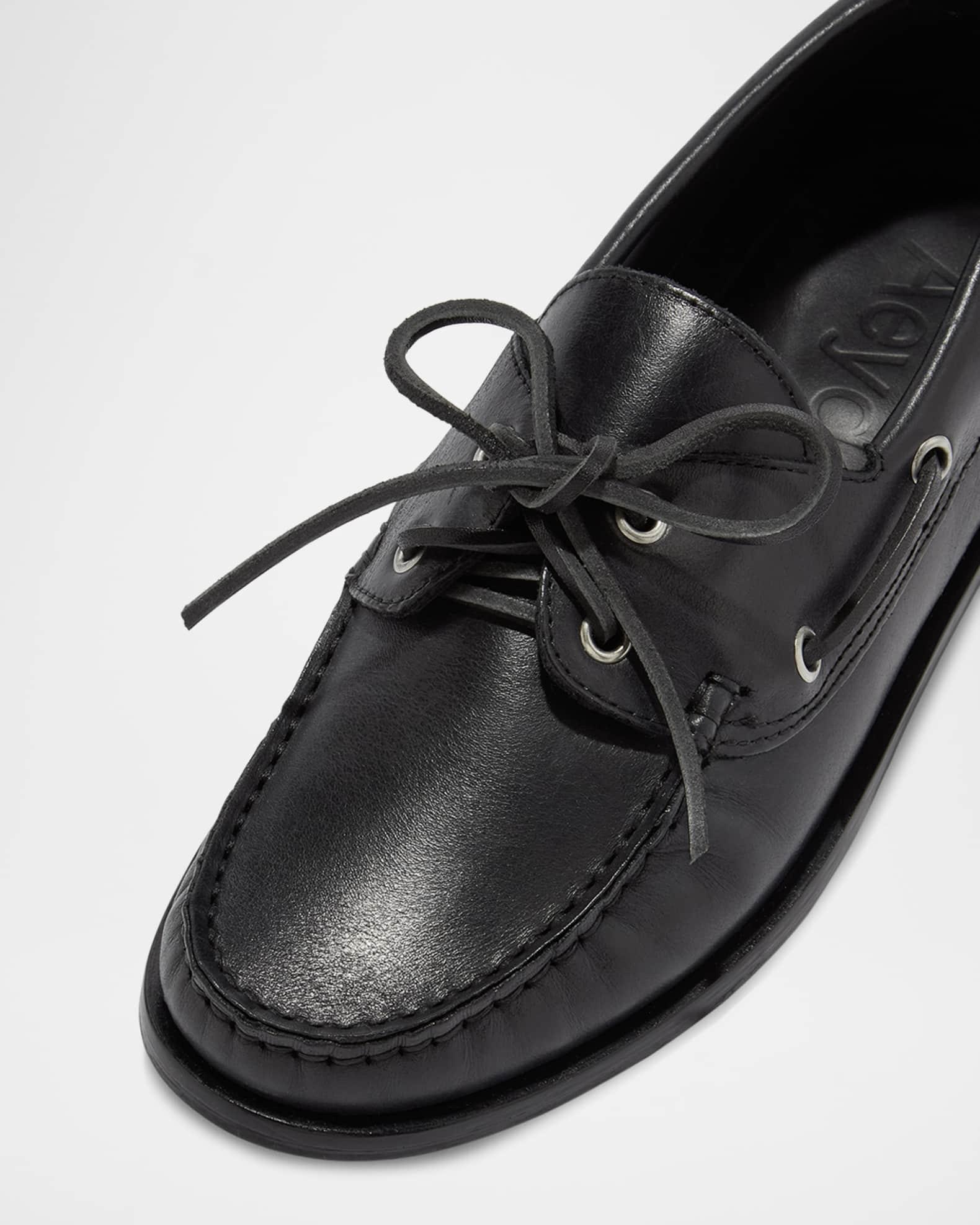 Harris Calfskin Lace-Up Loafers Product Image
