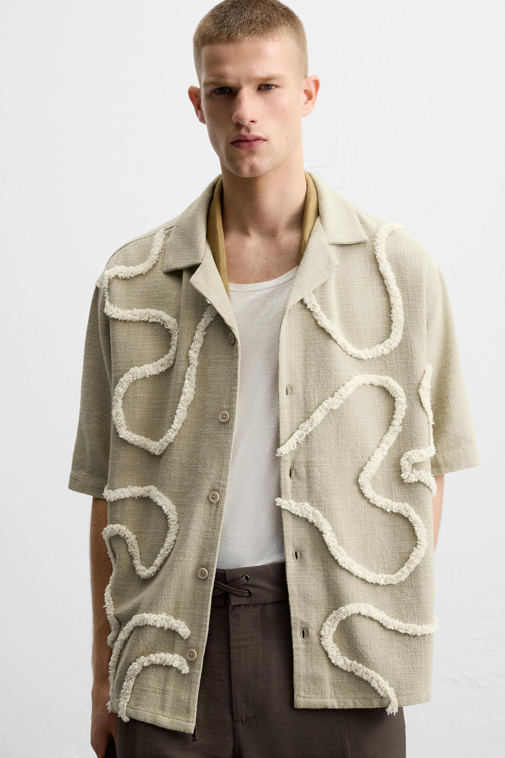 TEXTURED RELAXED FIT SHIRT Product Image