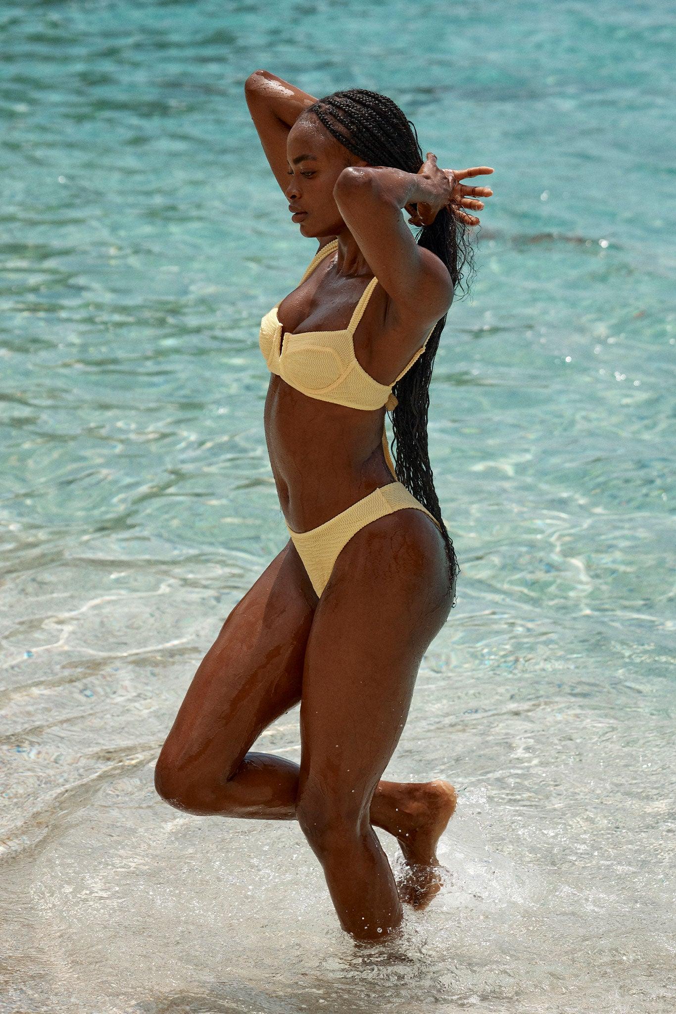 Seychelles Bottom - Honey Crinkle (Modest Coverage) Product Image