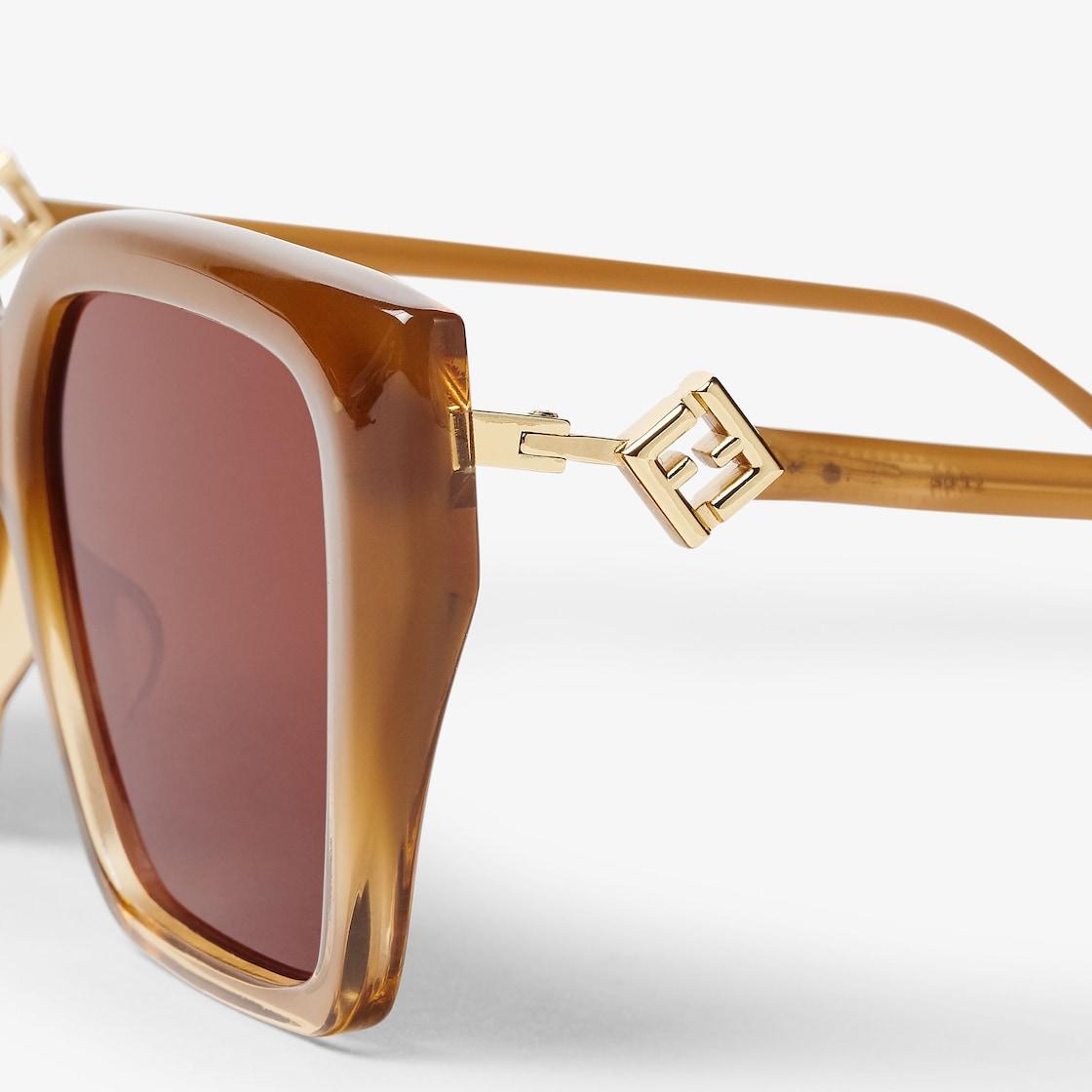 FF DiamondsOcher acetate sunglasses Product Image