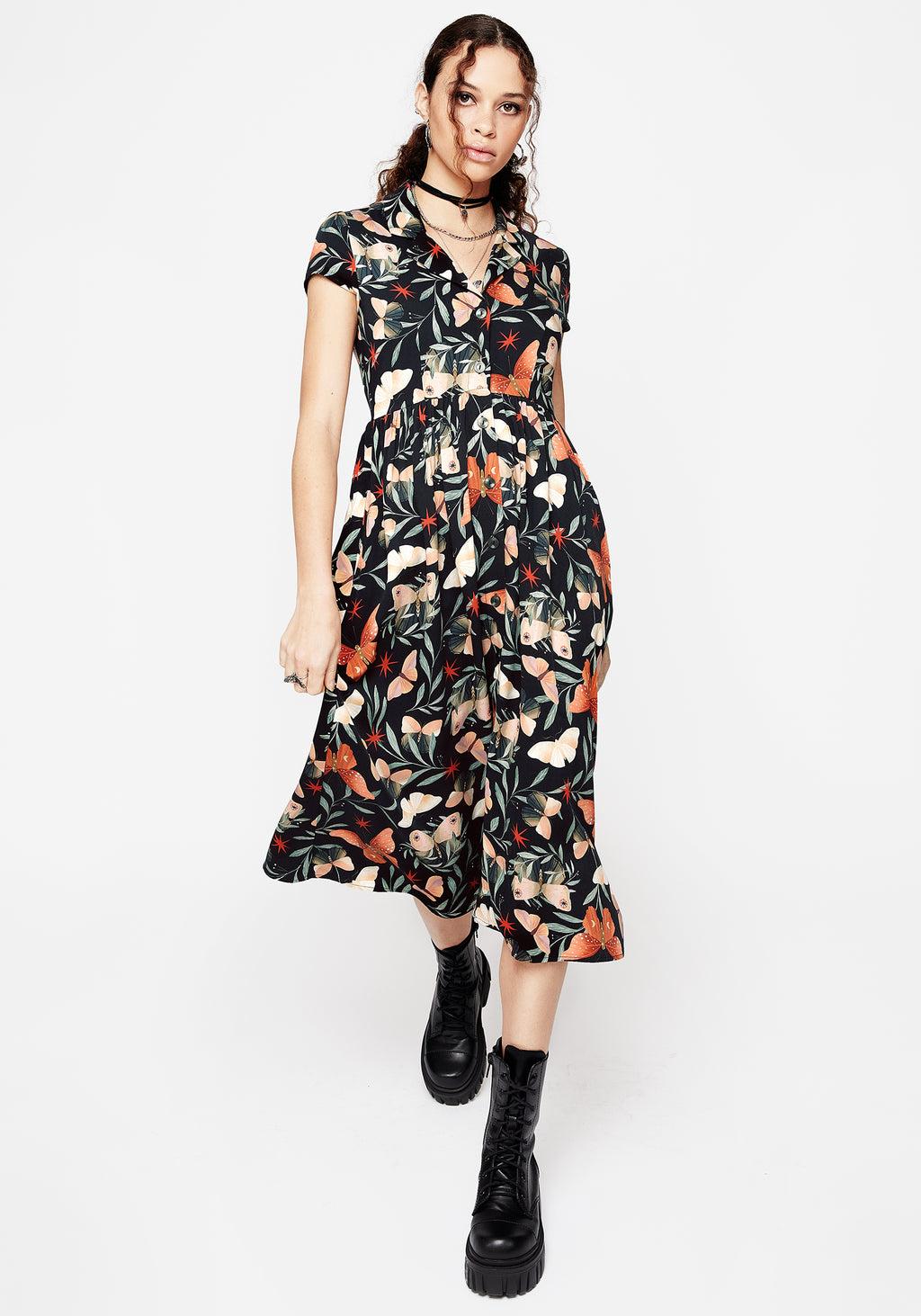 Mariposa Midi Shirt Dress Product Image