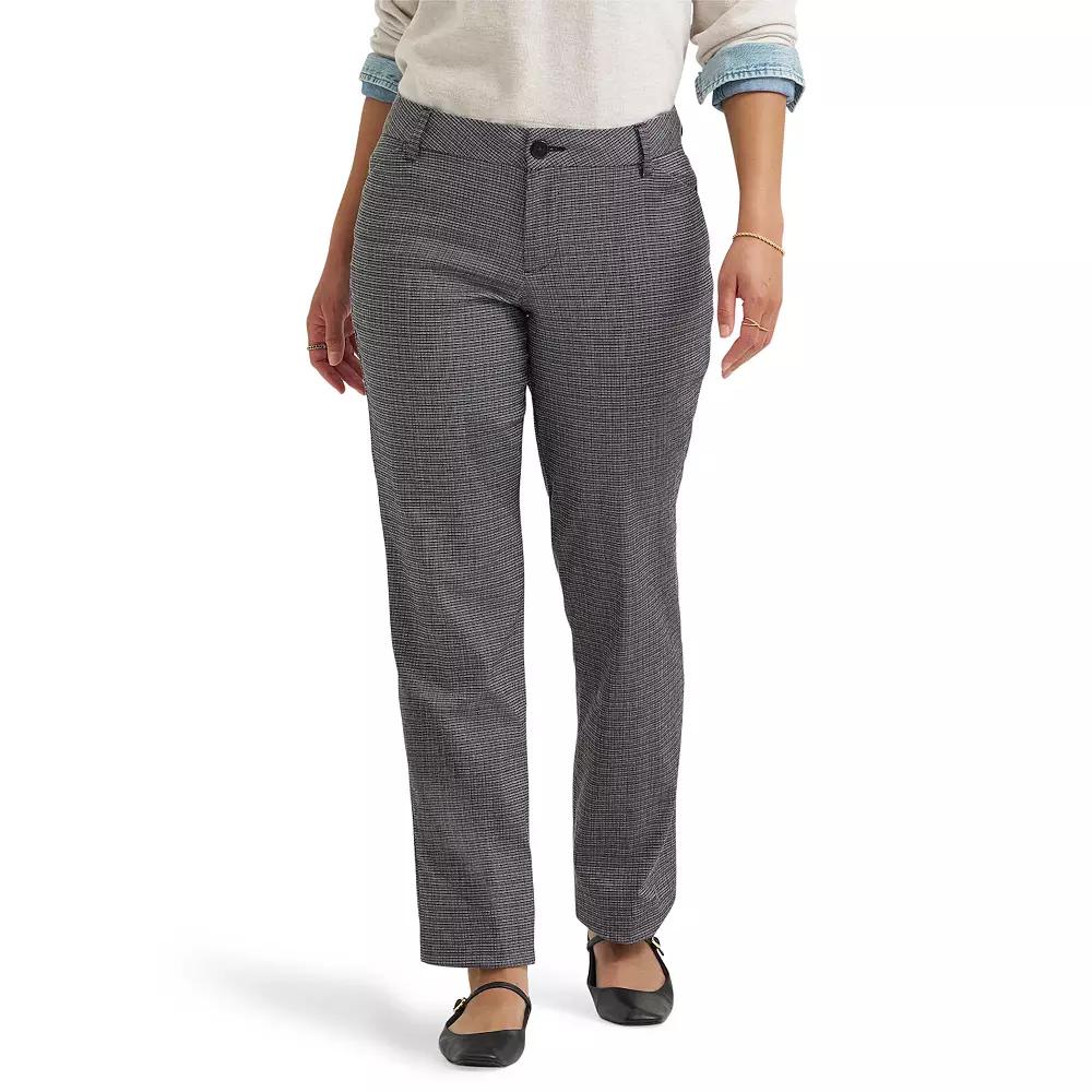 Women's Lee® Wrinkle-Free Relaxed Fit Straight-Leg Pants,  Product Image