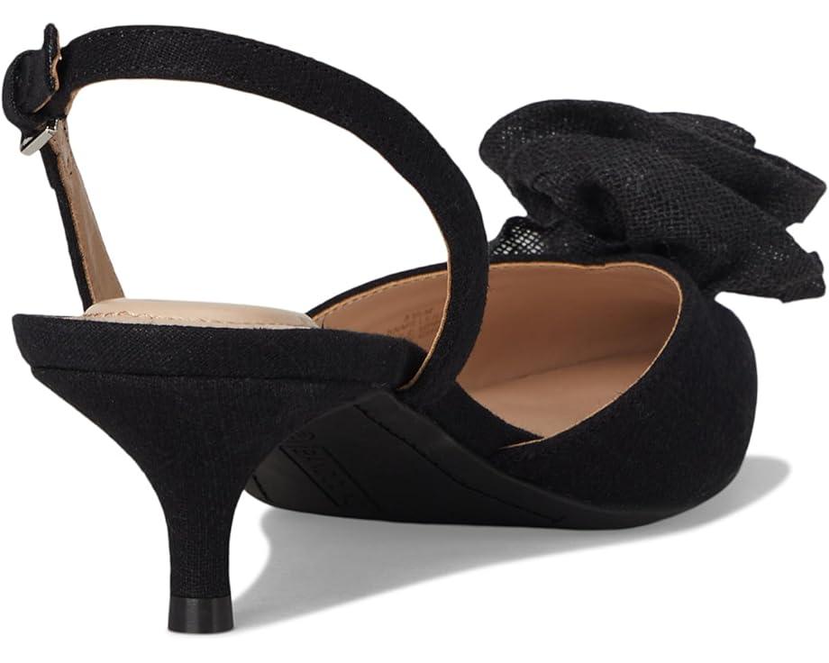 Debra Slingback Kitten Heel - Plaid/Satin Product Image