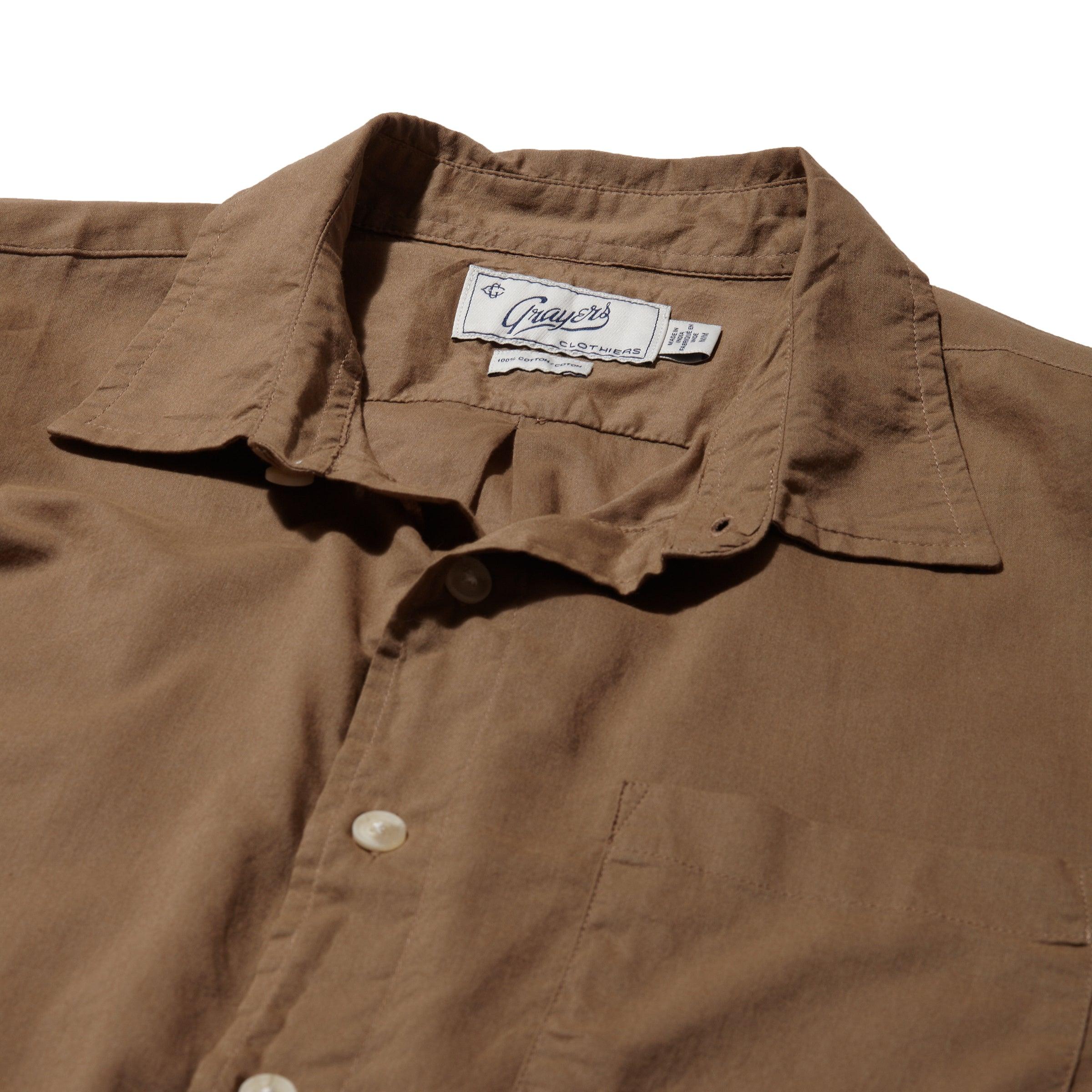Portofino Featherweight Poplin Shirt - Ermine Product Image