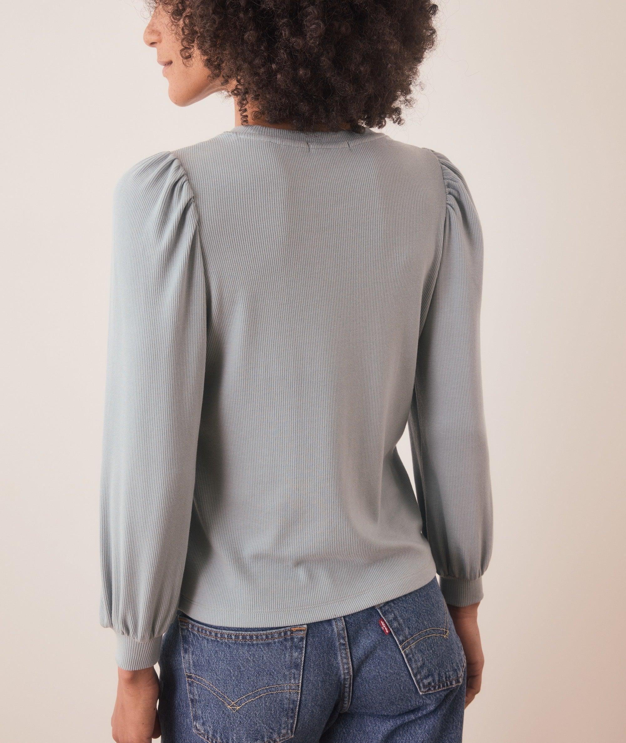 Lexi Rib Puff Sleeve Top Product Image