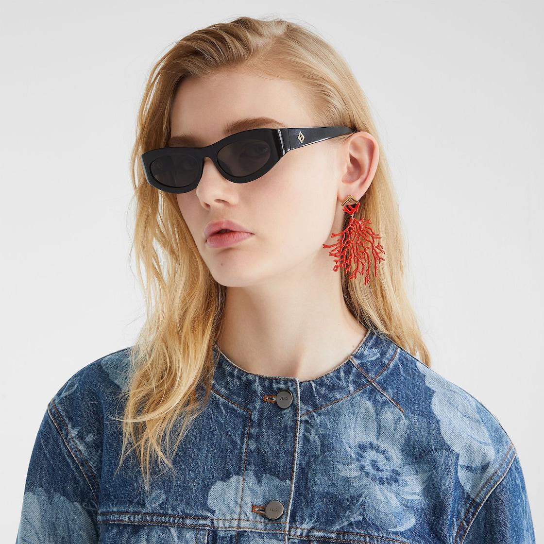 FF DiamondsBlack acetate sunglasses Product Image