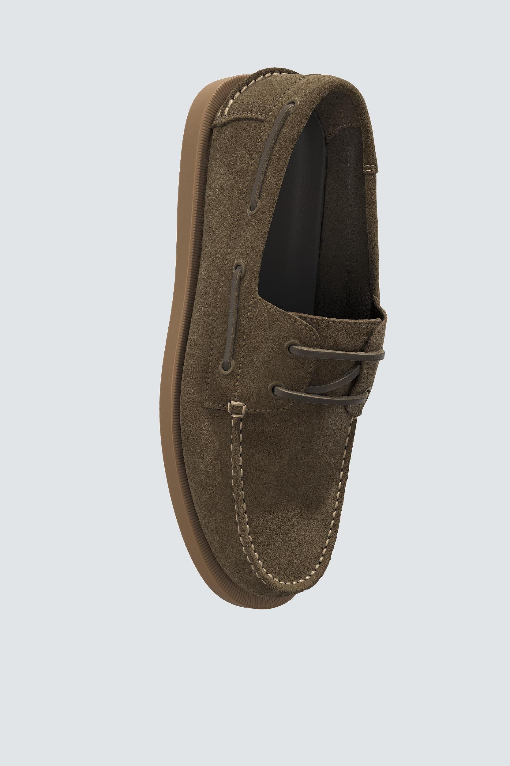 LEATHER BOAT SHOES Product Image