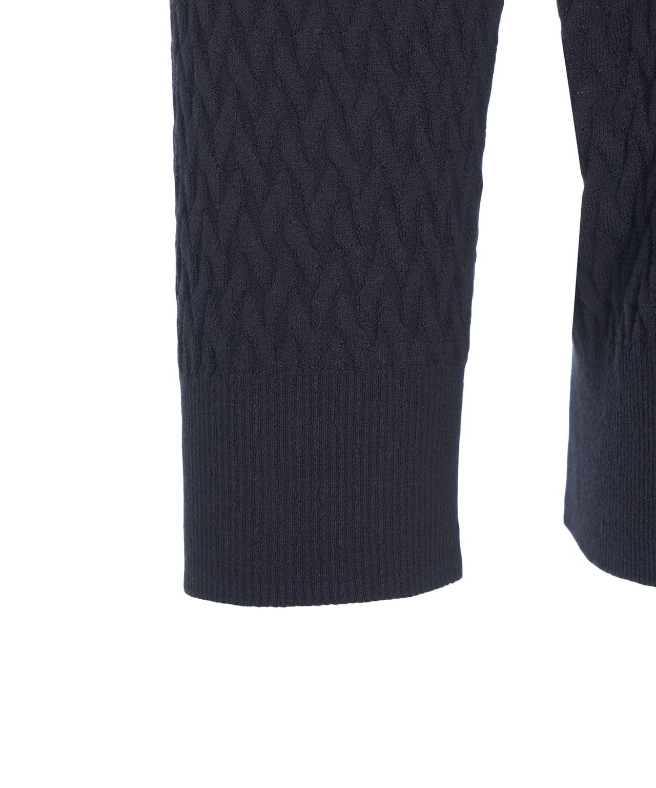 Cardigan with honeycomb structure Product Image