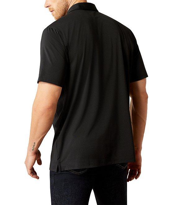 Ariat 360 Airflow Classic Fit Short Sleeve Solid Polo Shirt Product Image